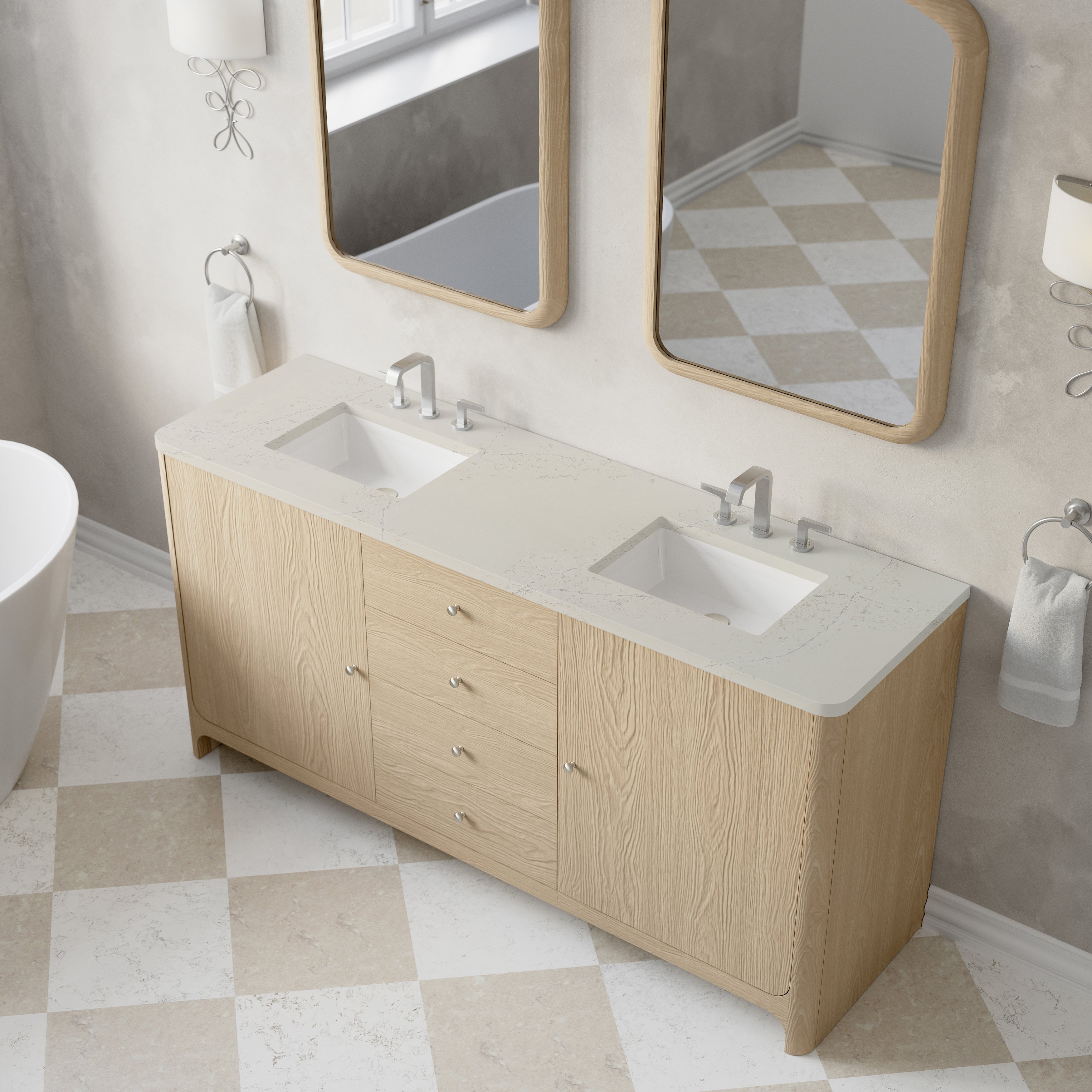 Gracyn 72" Single Vanity - 3cm Stone Top
