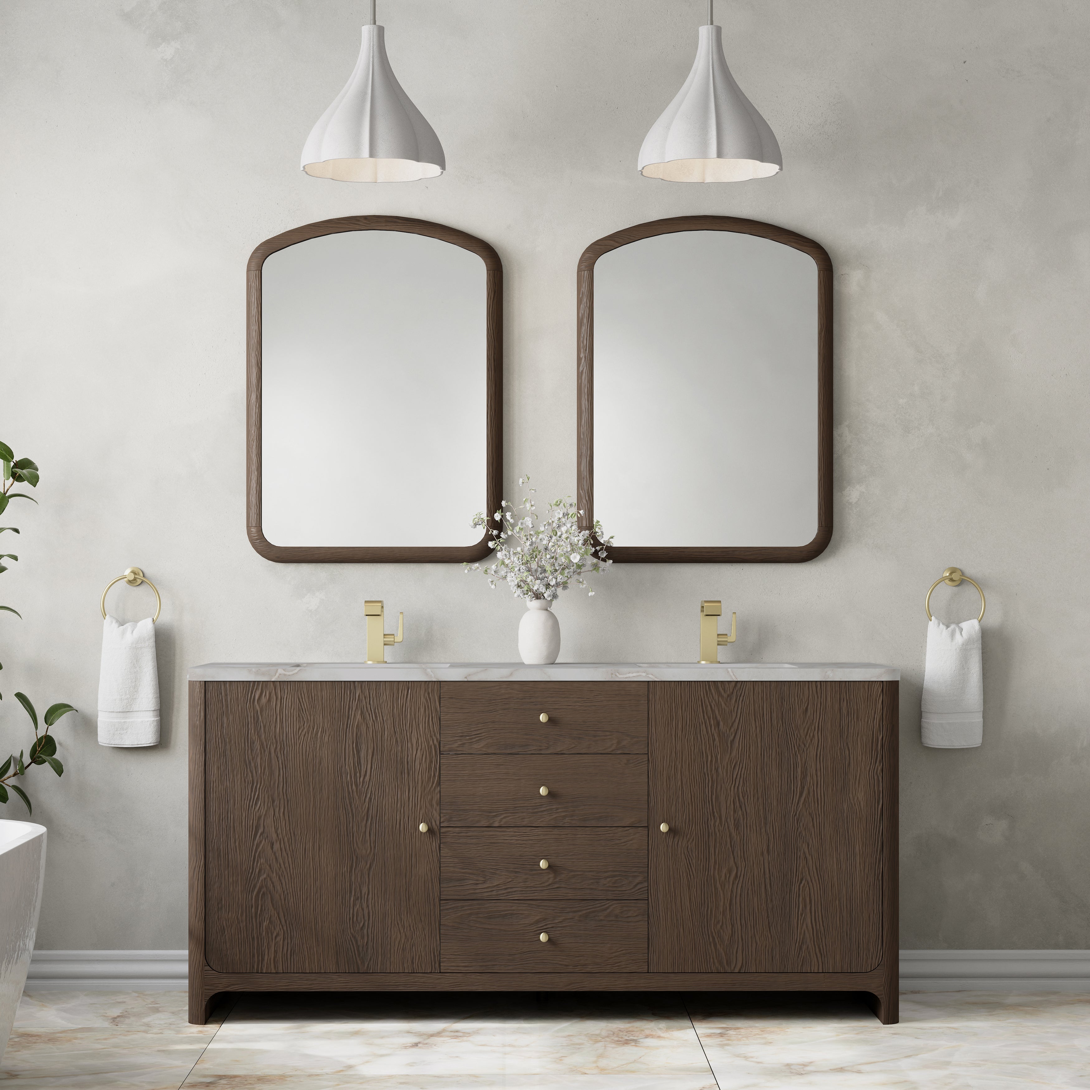 Gracyn 72" Single Vanity - 3cm Stone Top