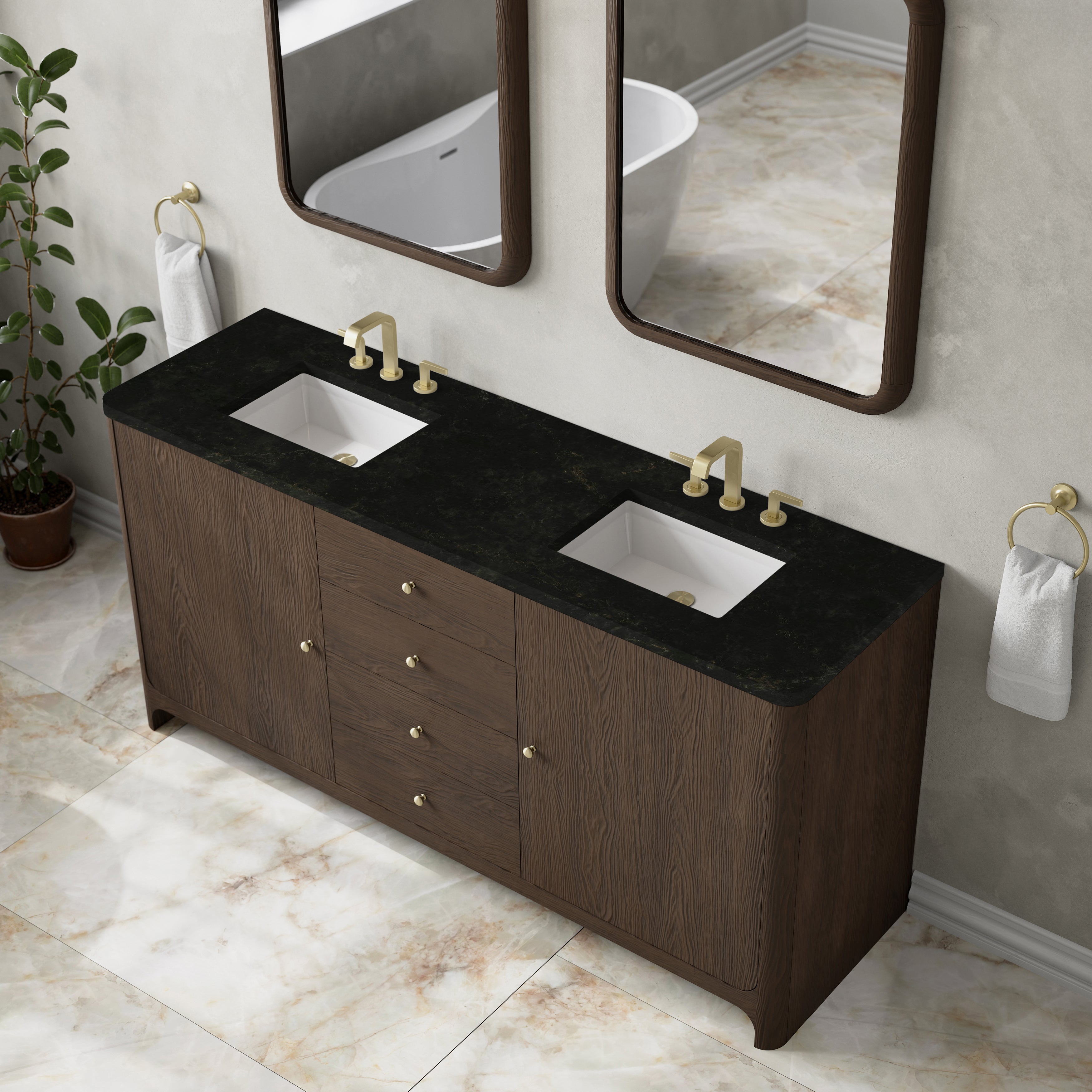 Gracyn 72" Single Vanity - 3cm Stone Top