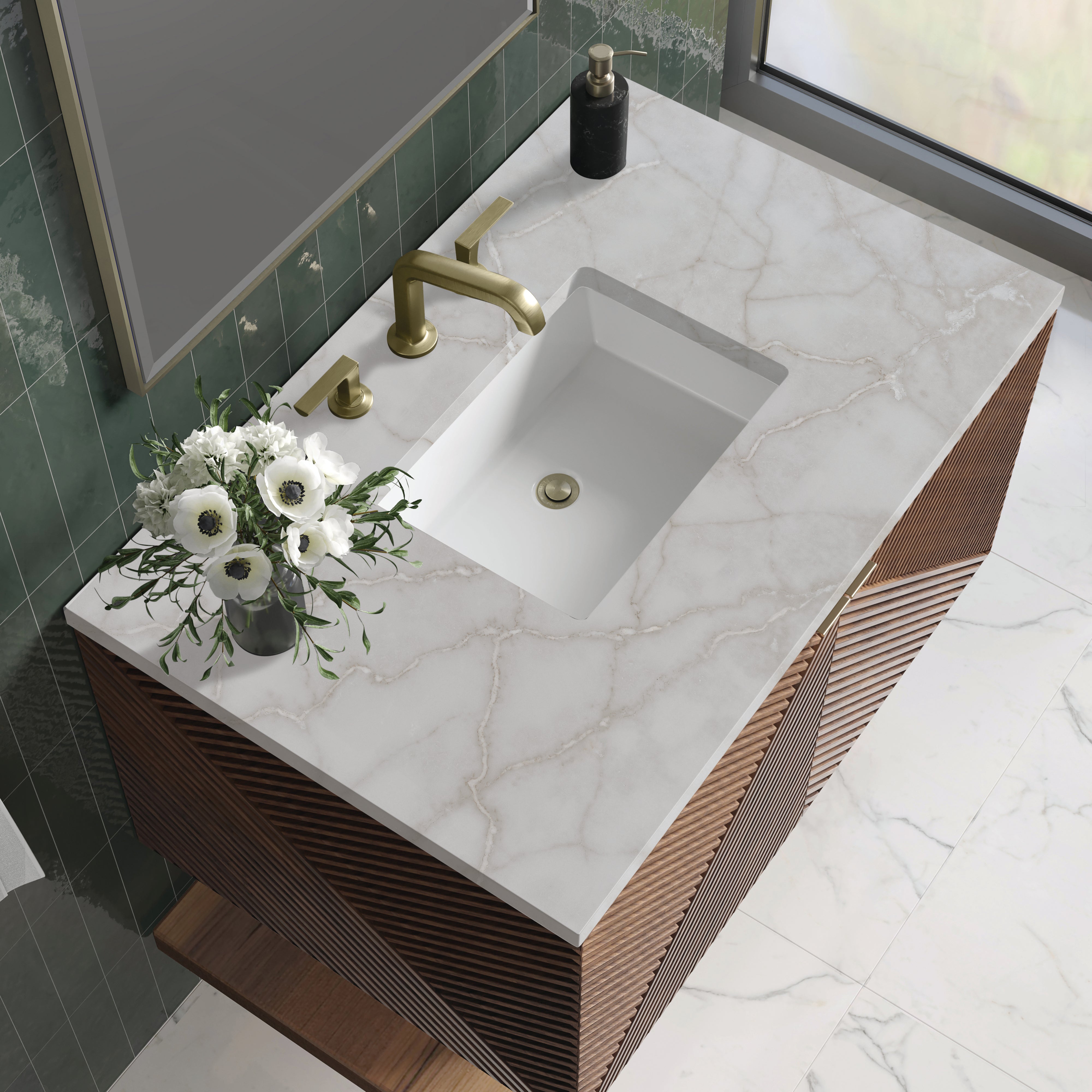 Marcello 36" Single Vanity - 3cm Stone Top