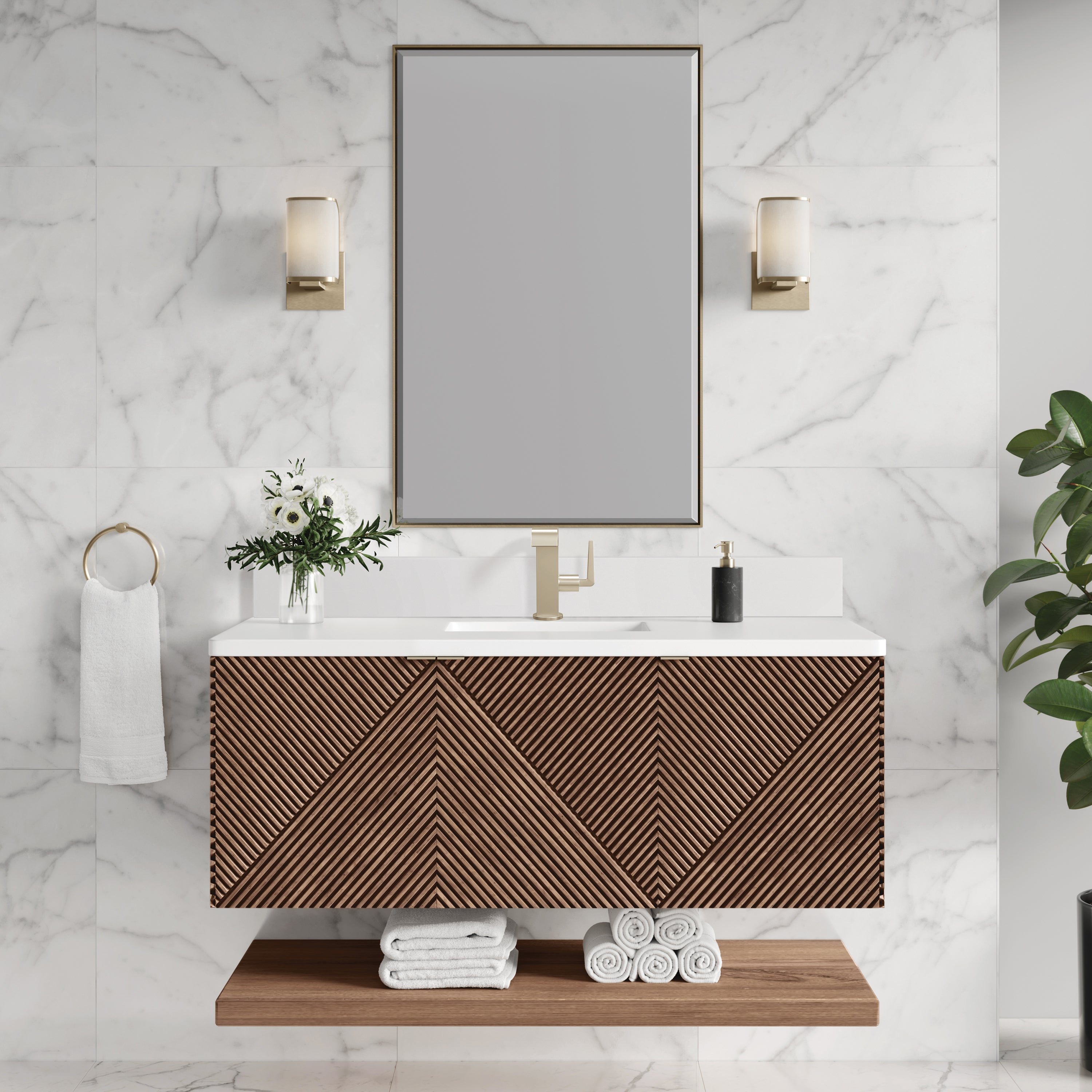 Vanity Marcello 48 - 3cm Silestone Top