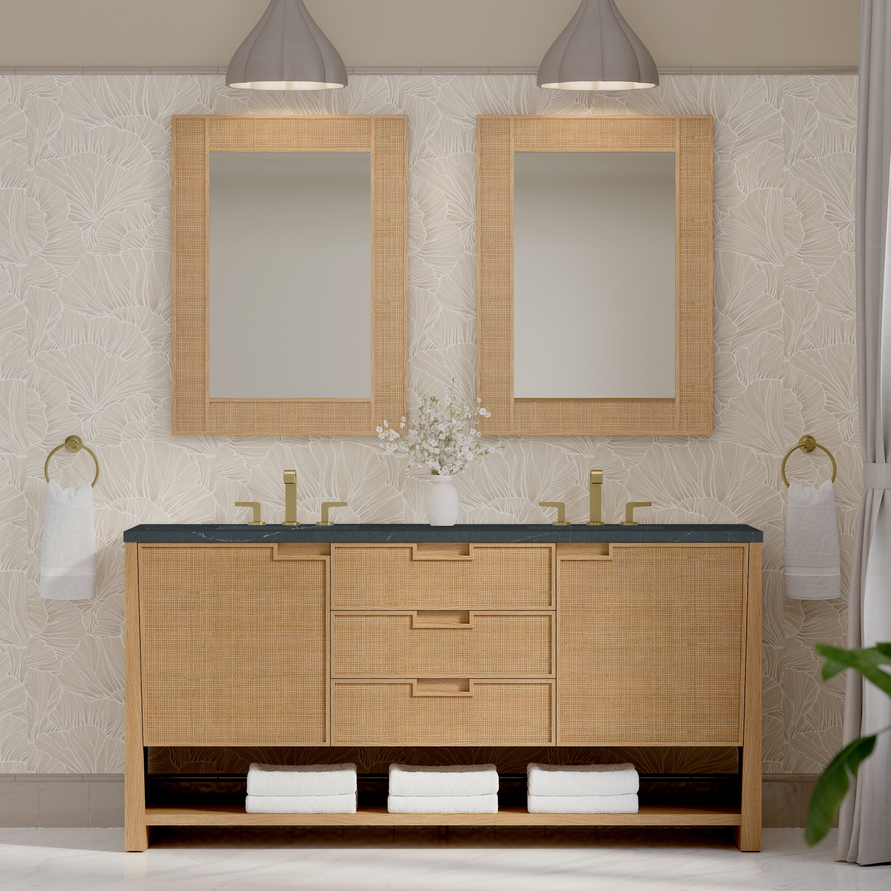 Vanity Solene 72 Double - 3cm Silestone Top