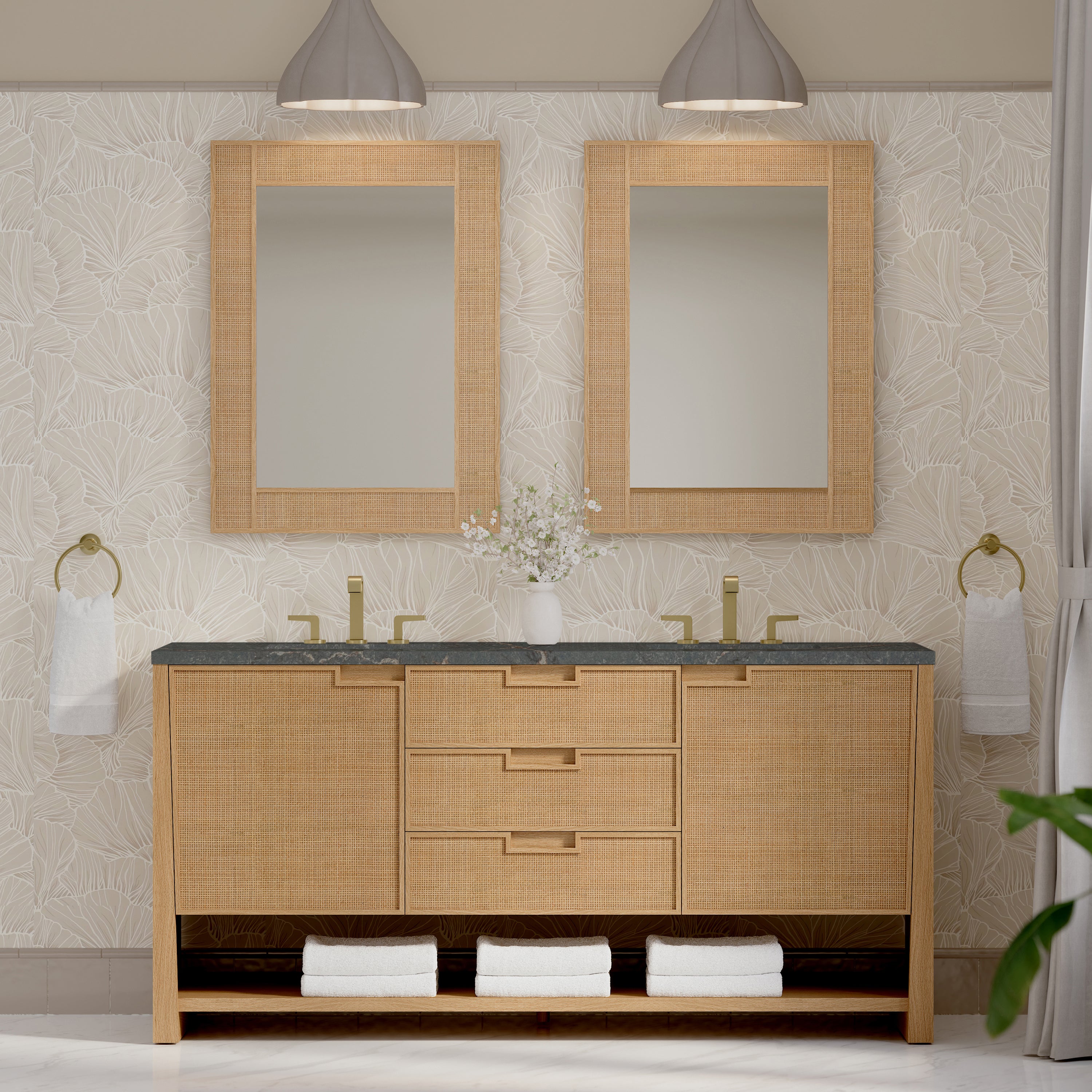 Vanity Solene 72 Double - 3cm Silestone Top