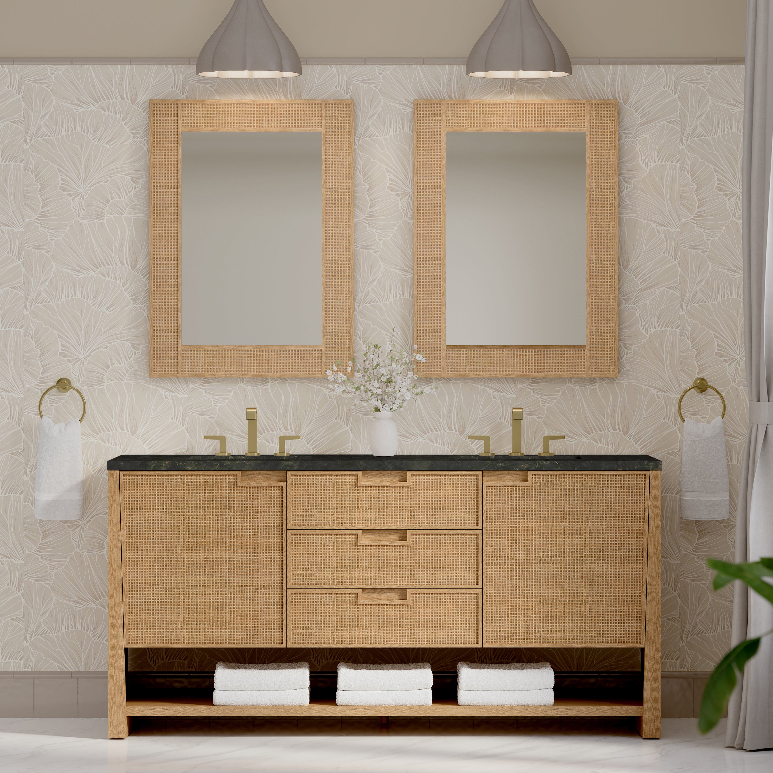 Vanity Solene 72 Double - 3cm Silestone Top