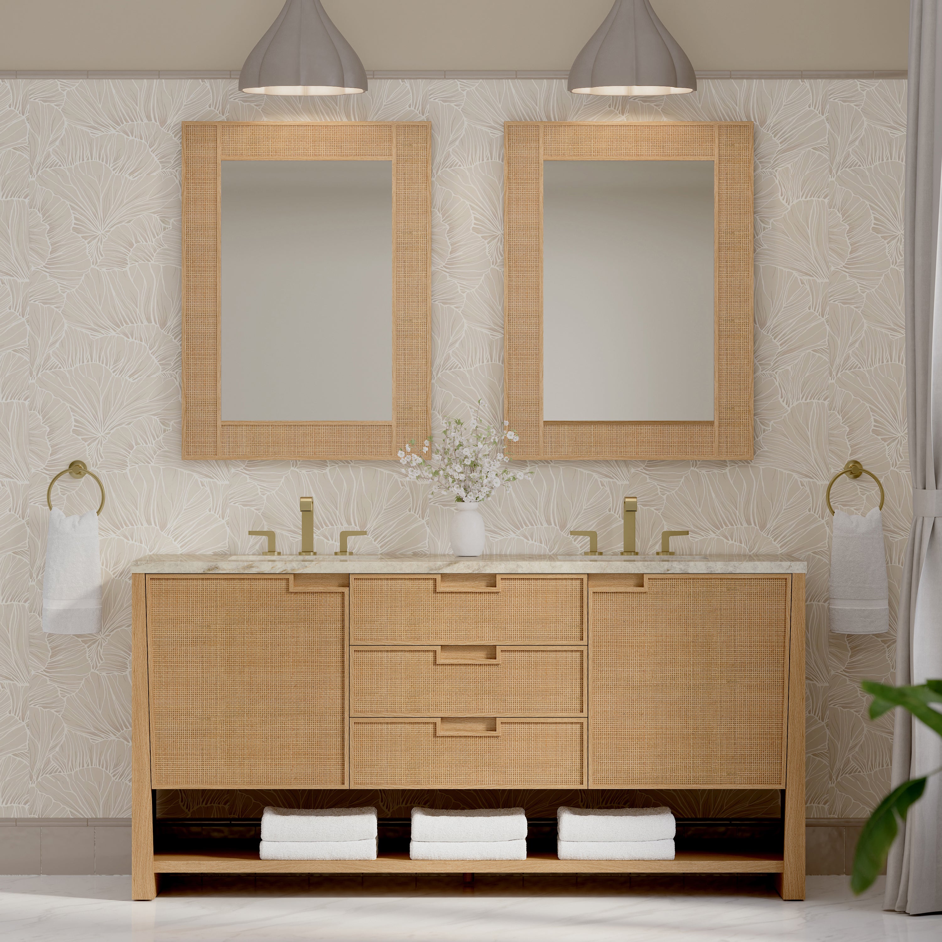 Vanity Solene 72 Double - 3cm Silestone Top