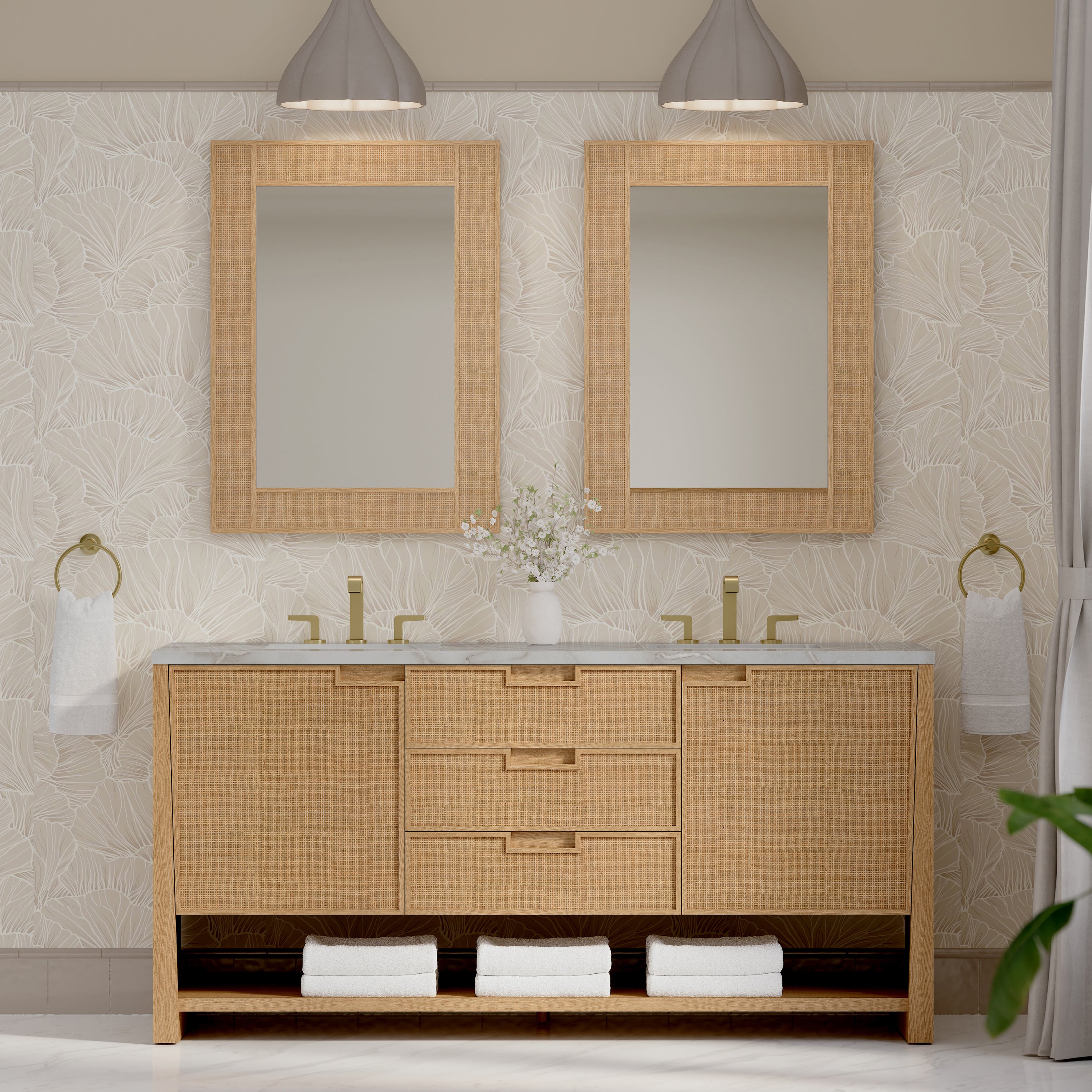 Vanity Solene 72 Double - 3cm Silestone Top