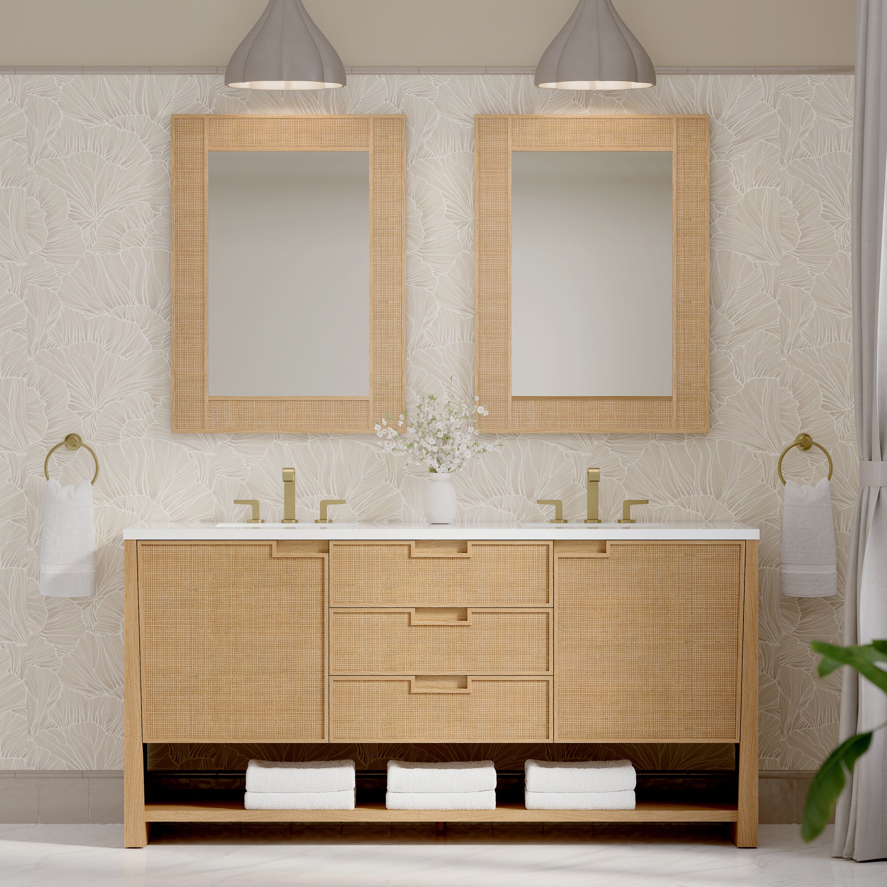 Vanity Solene 72 Double - 3cm Silestone Top