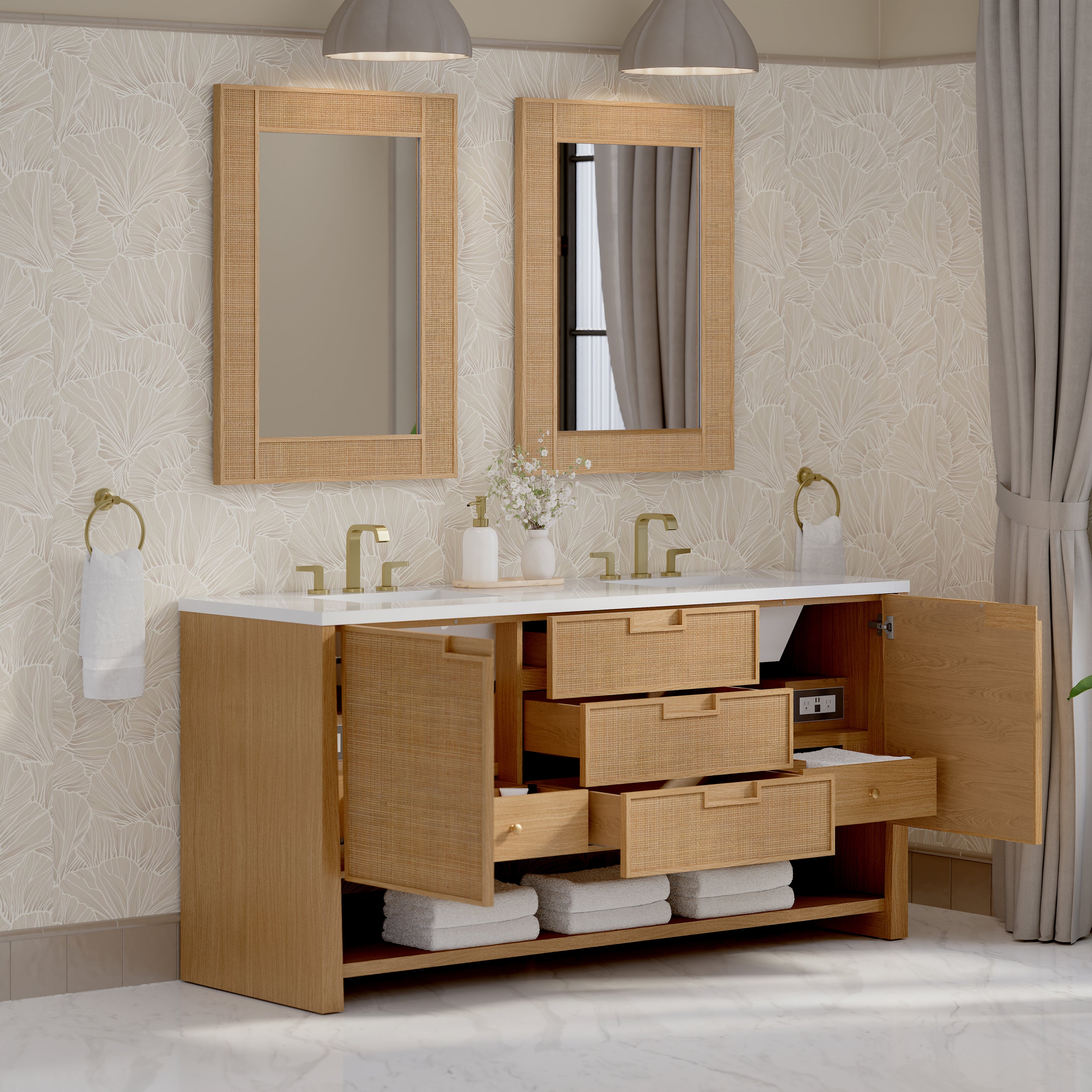 Vanity Solene 72 Double - 3cm Silestone Top