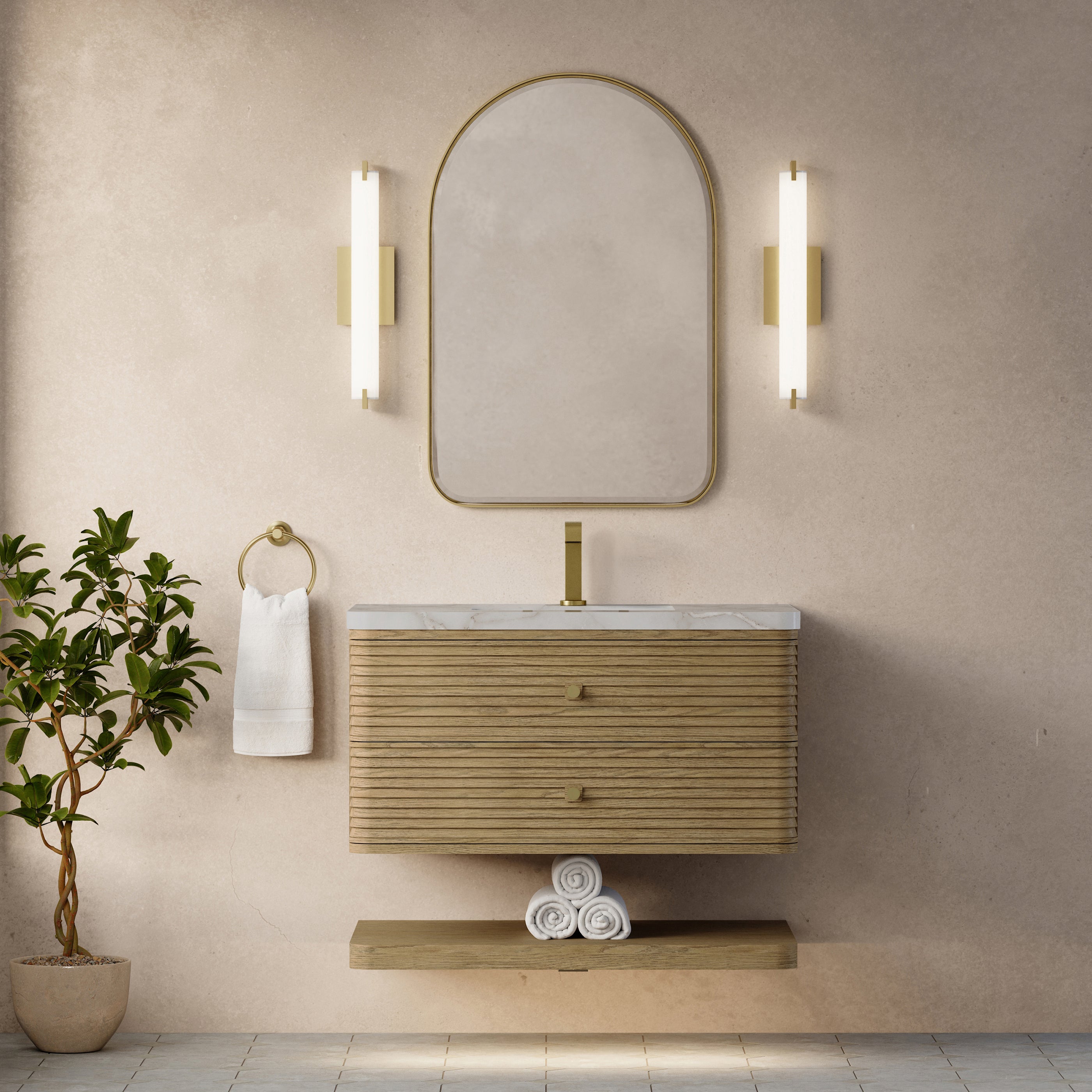 Vanity Allamari 36 - 3cm Silestone Top