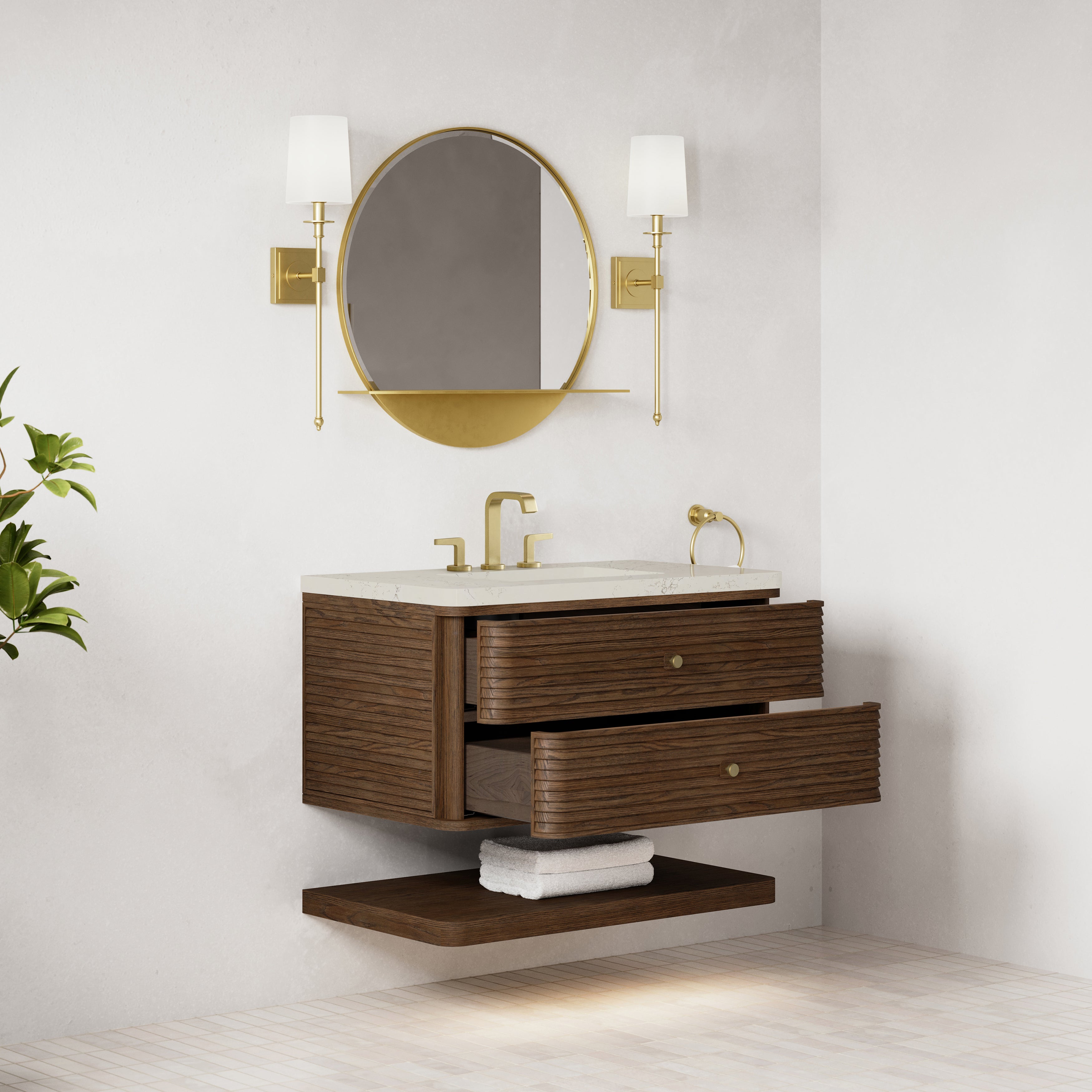 Vanity Allamari 36 - 3cm Silestone Top