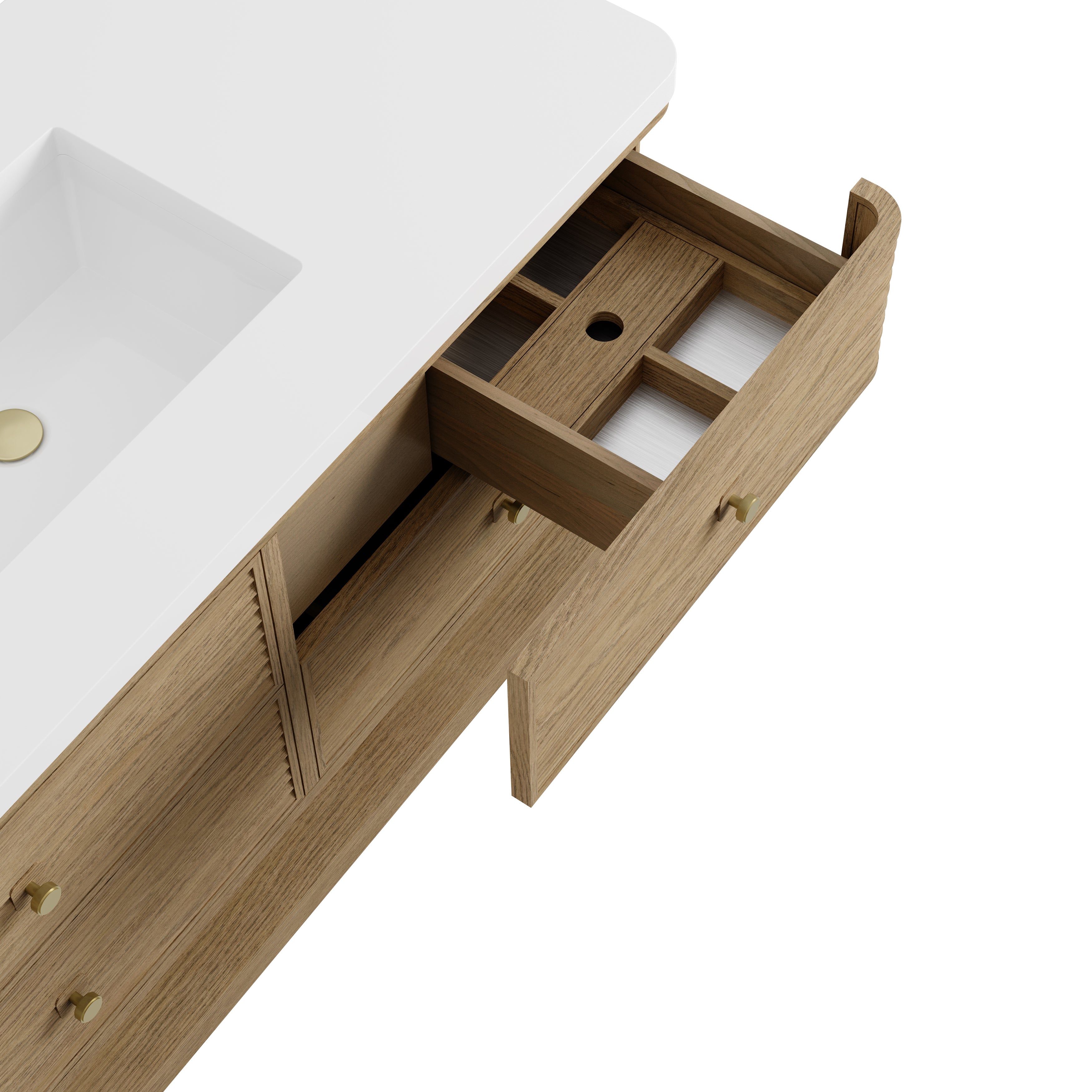 Vanity Allamari 48 - 3cm Silestone Top