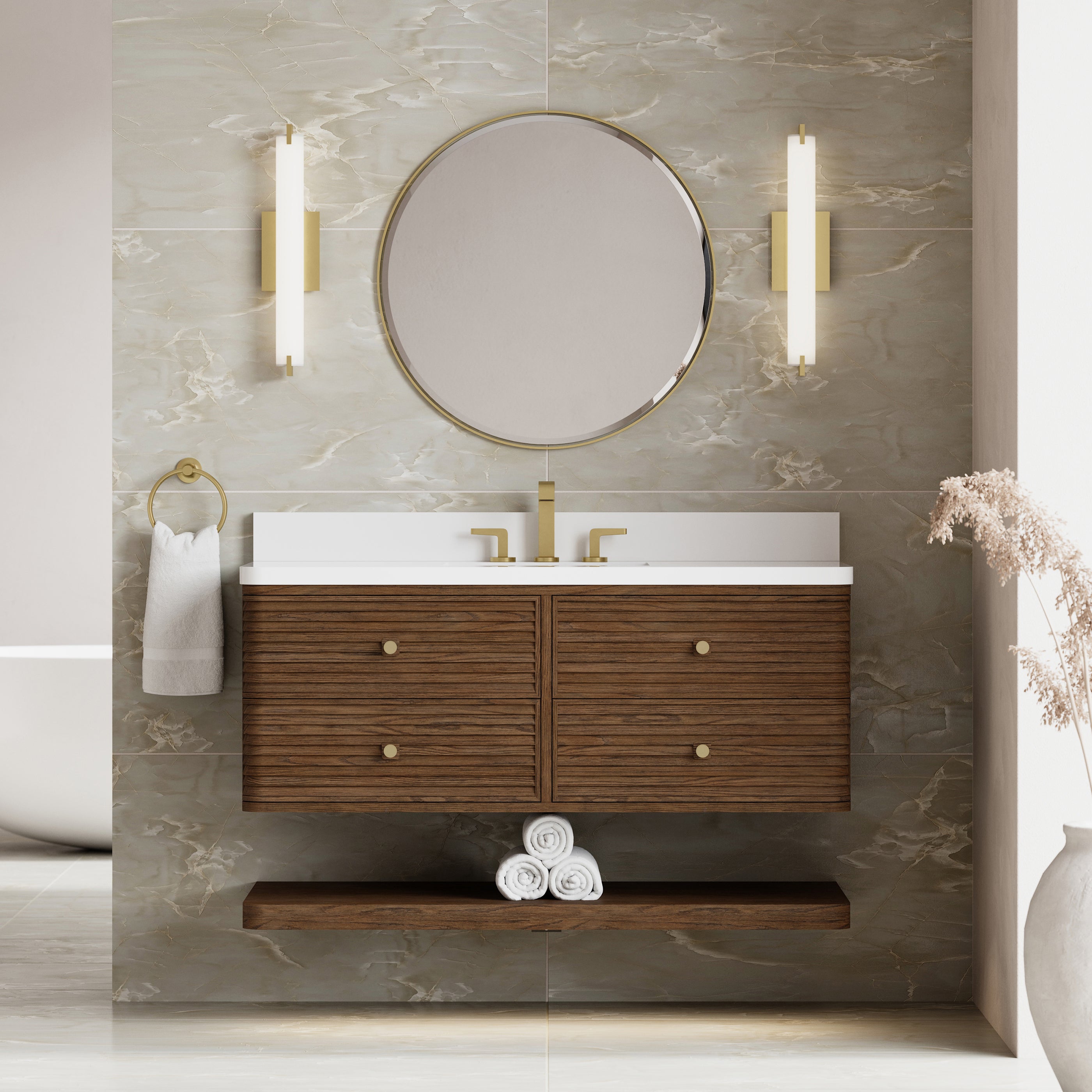 Vanity Allamari 48 - 3cm Silestone Top