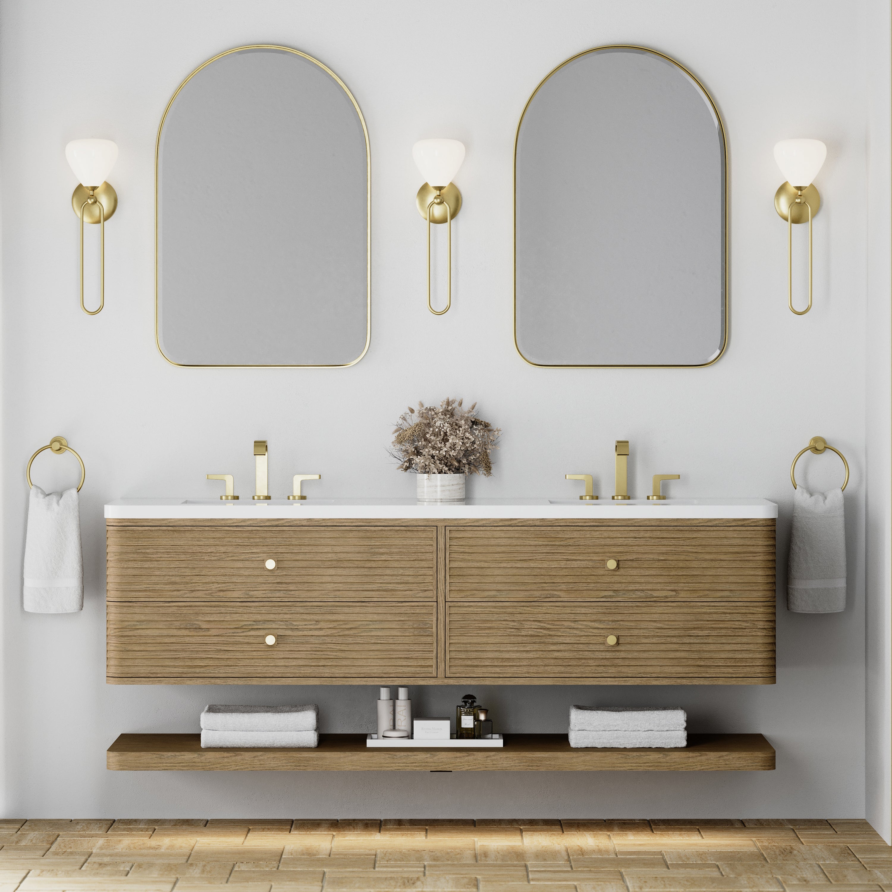 Vanity Allamari 72 Double - 3cm Silestone Top