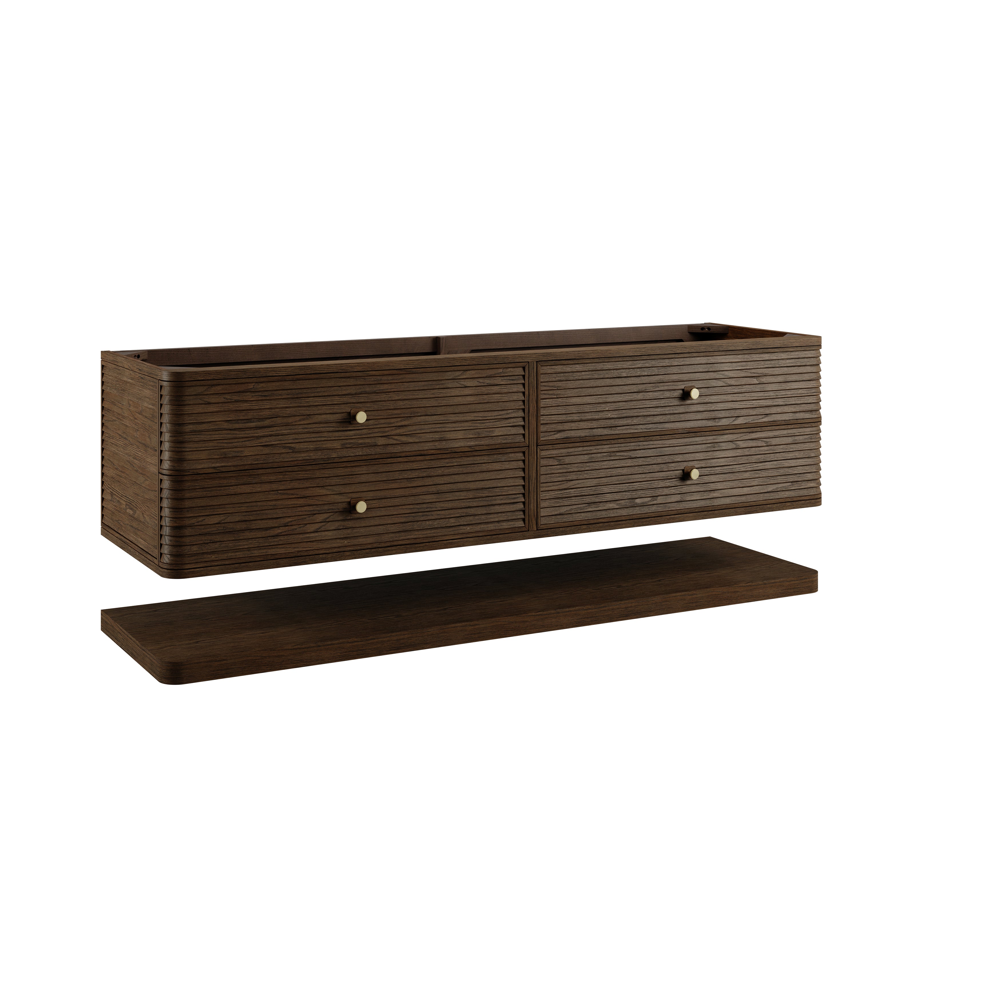 Allamari 72" Double Vanity - 3cm Stone Top