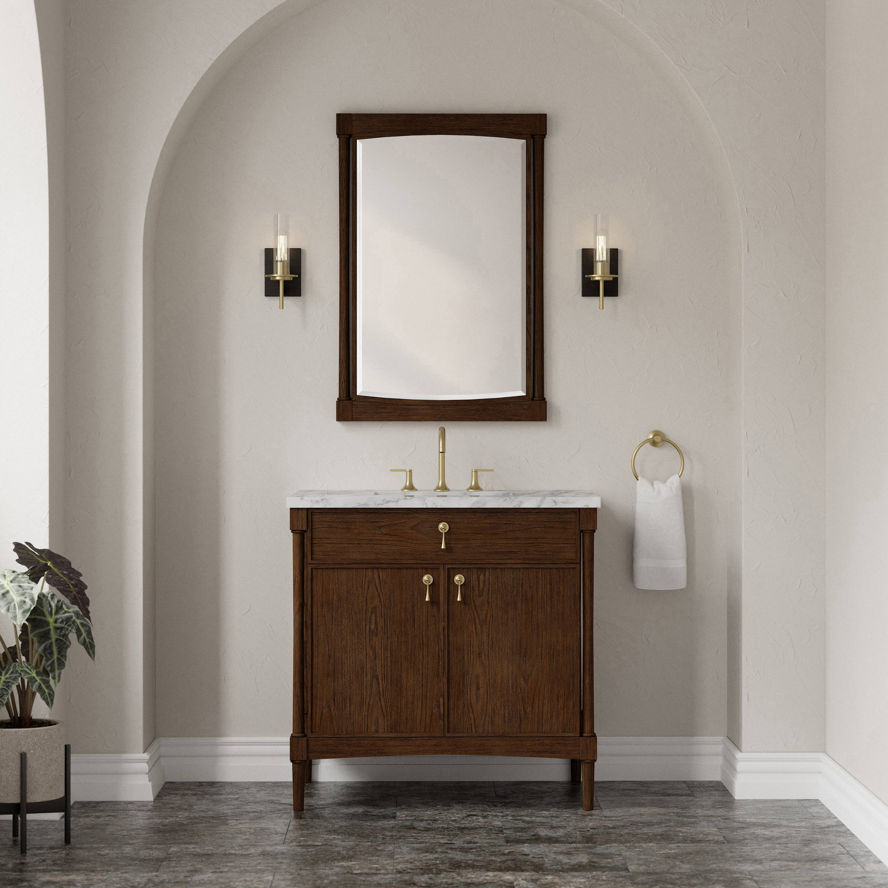 Kinnsden 36" Single Vanity - 3cm Stone Top