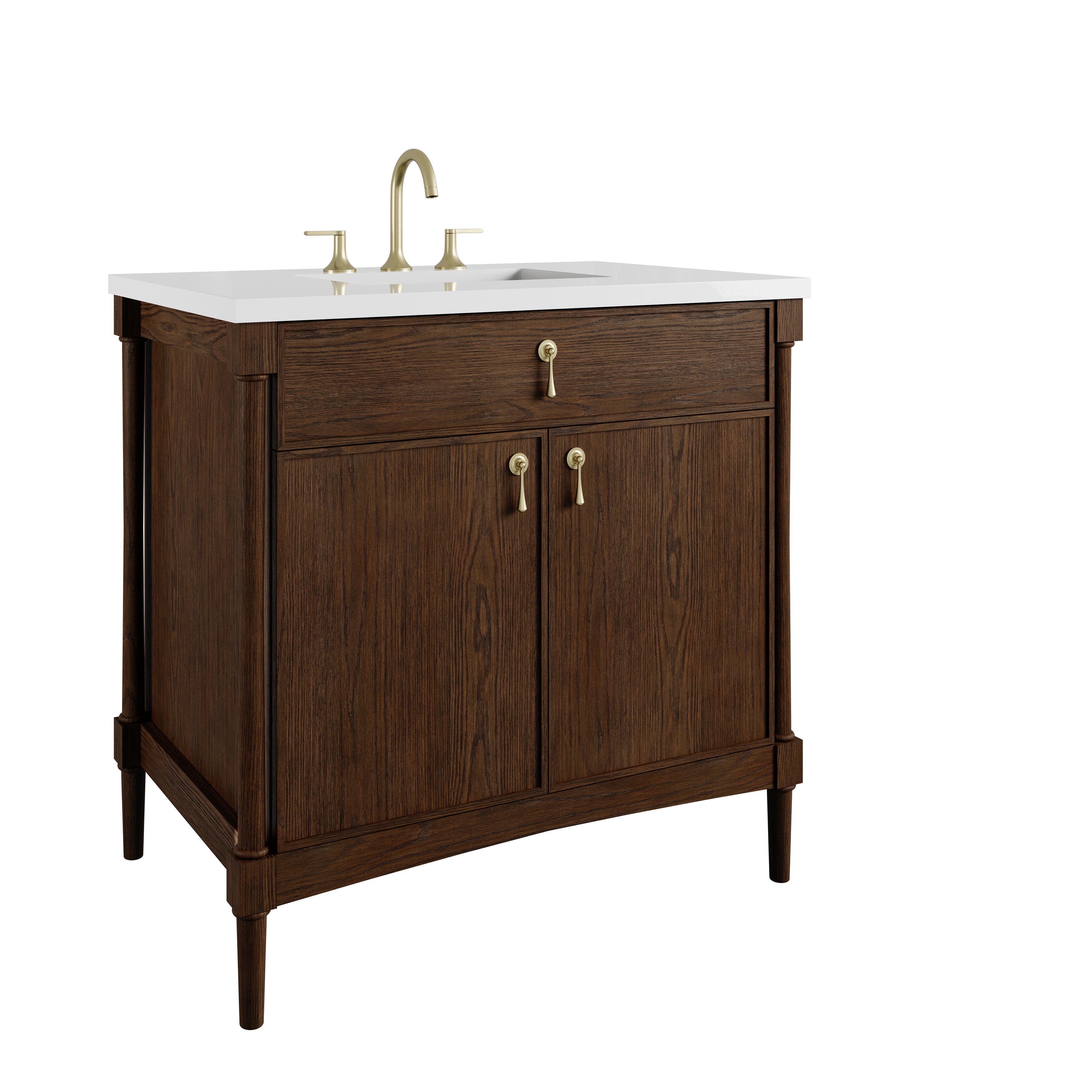 Kinnsden 36" Single Vanity - 3cm Stone Top