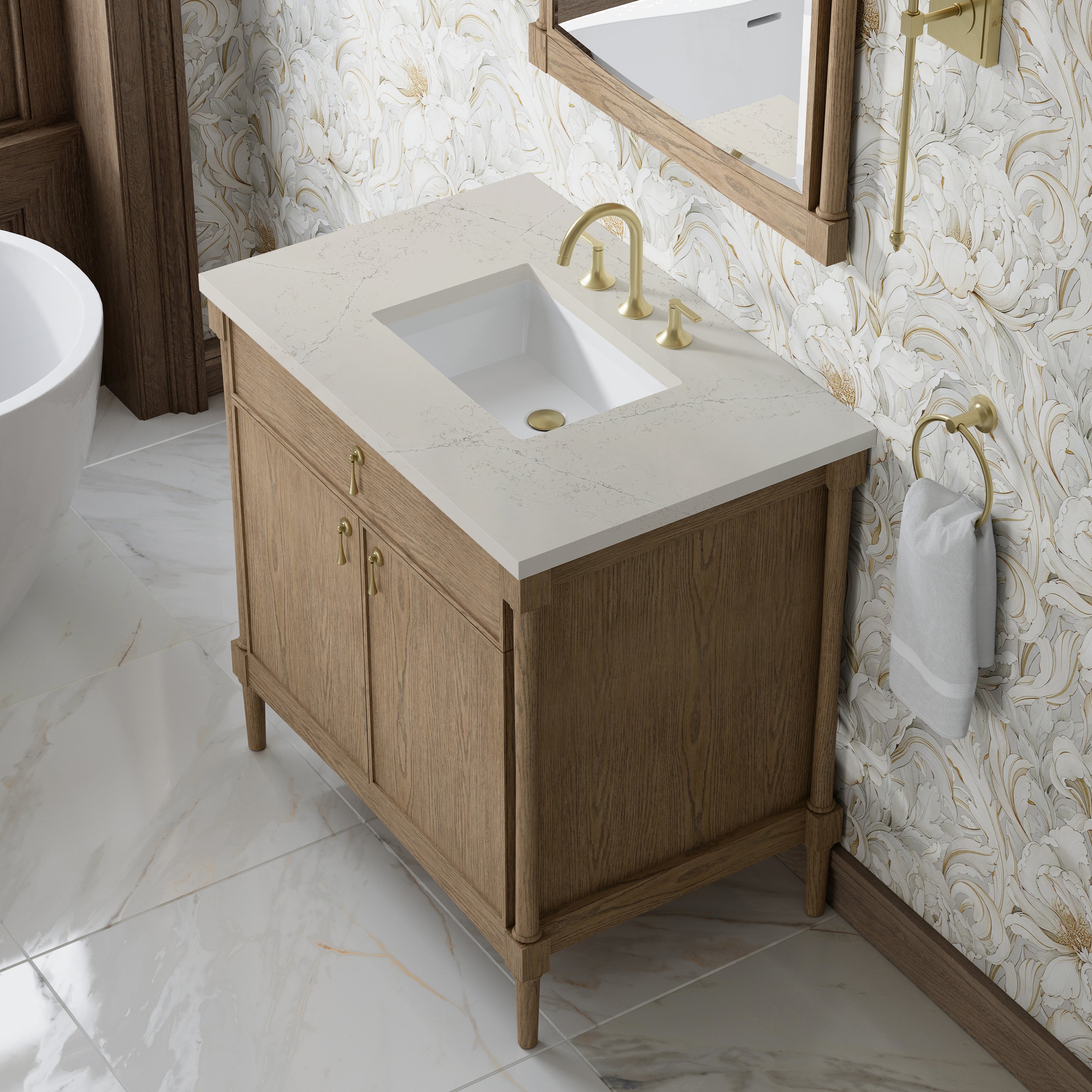 Kinnsden 36" Single Vanity - 3cm Stone Top