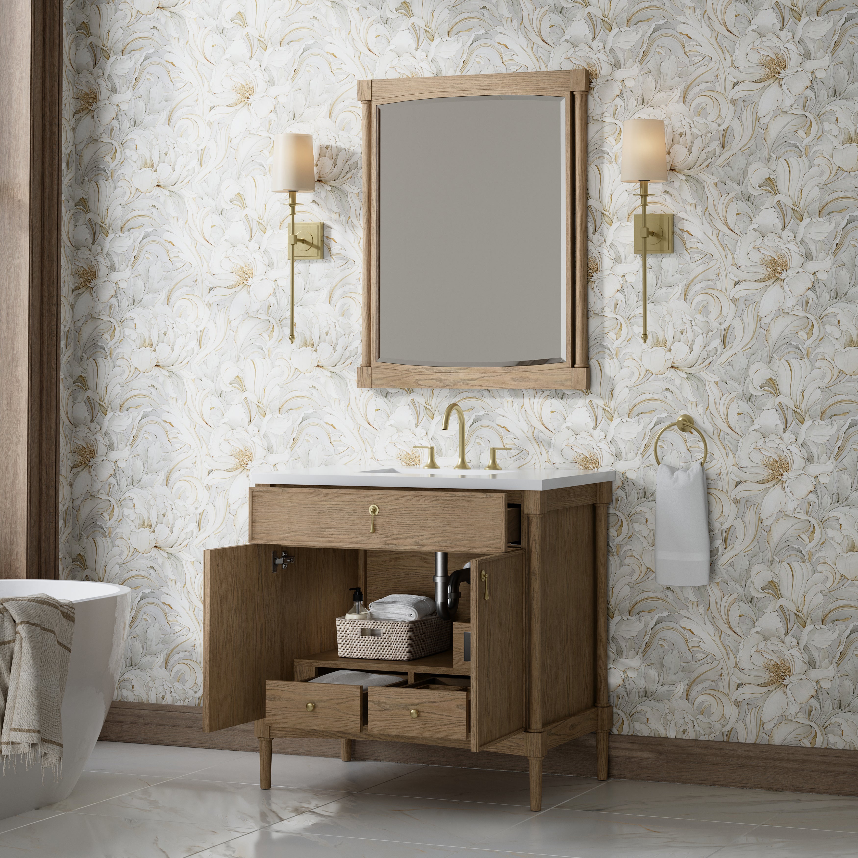 Kinnsden 36" Single Vanity - 3cm Stone Top