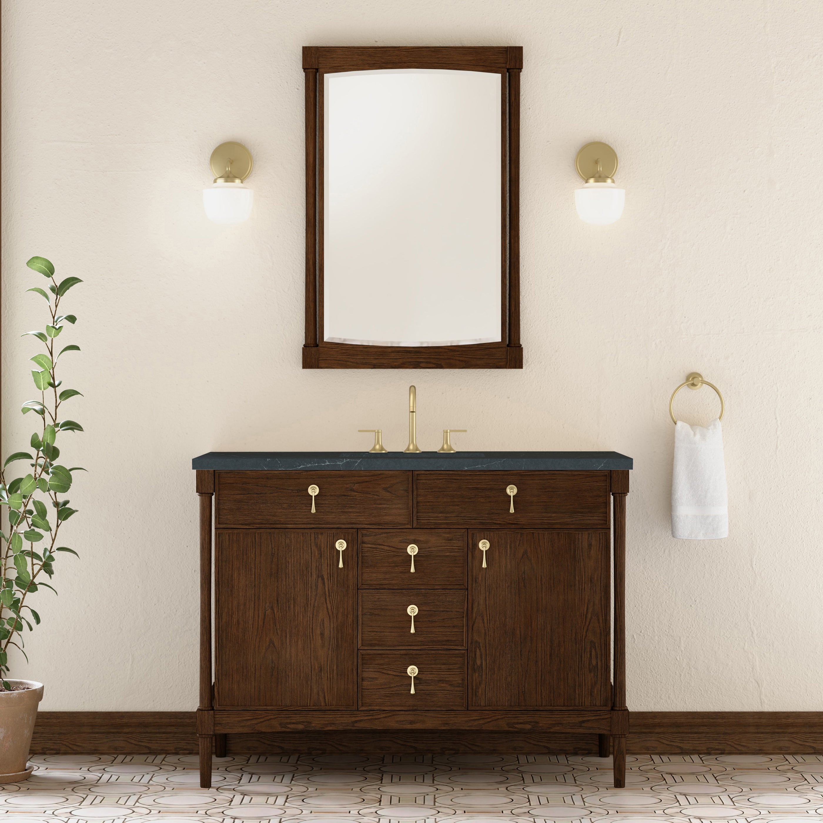 Kinnsden 48" Single Vanity - 3cm Stone Top