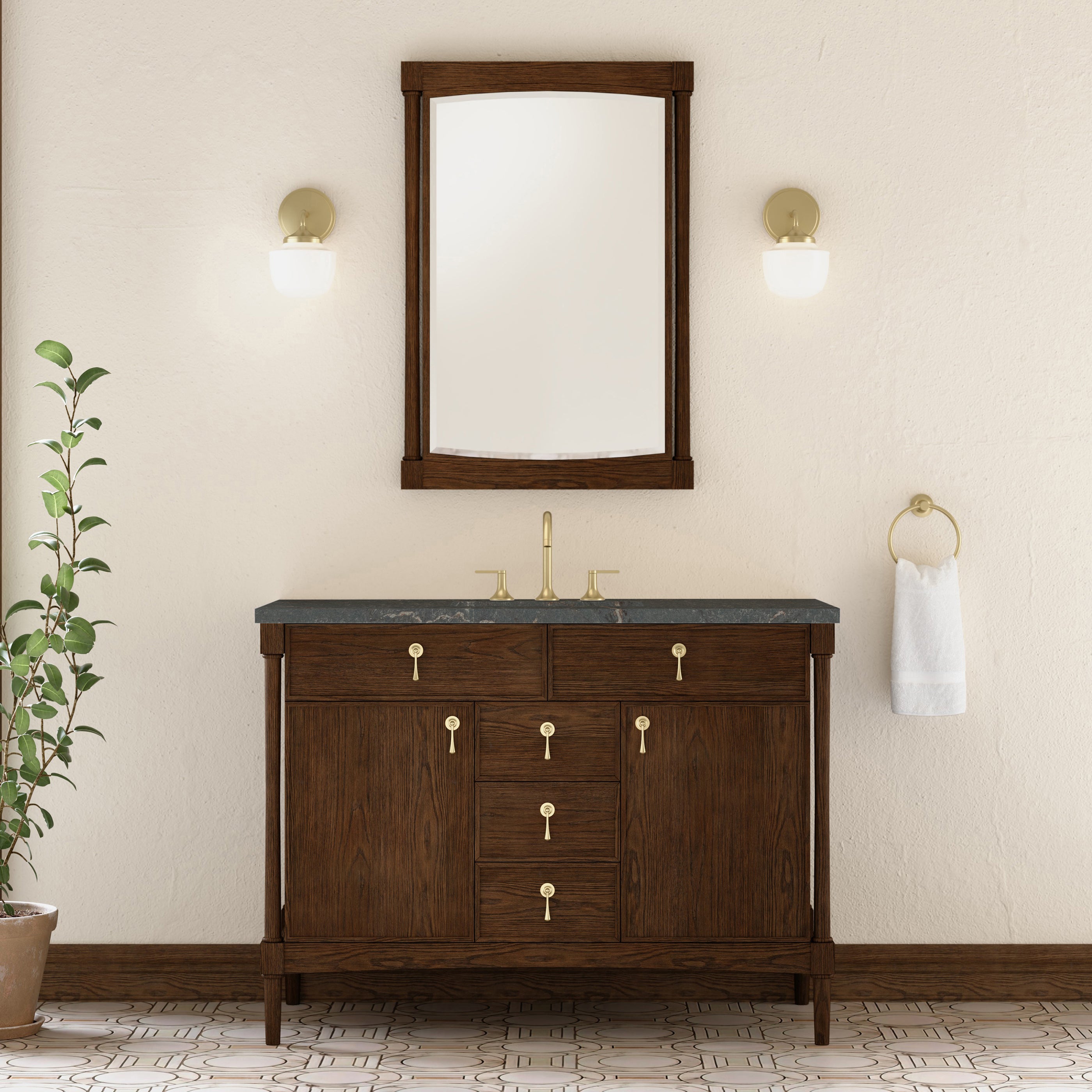Kinnsden 48" Single Vanity - 3cm Stone Top