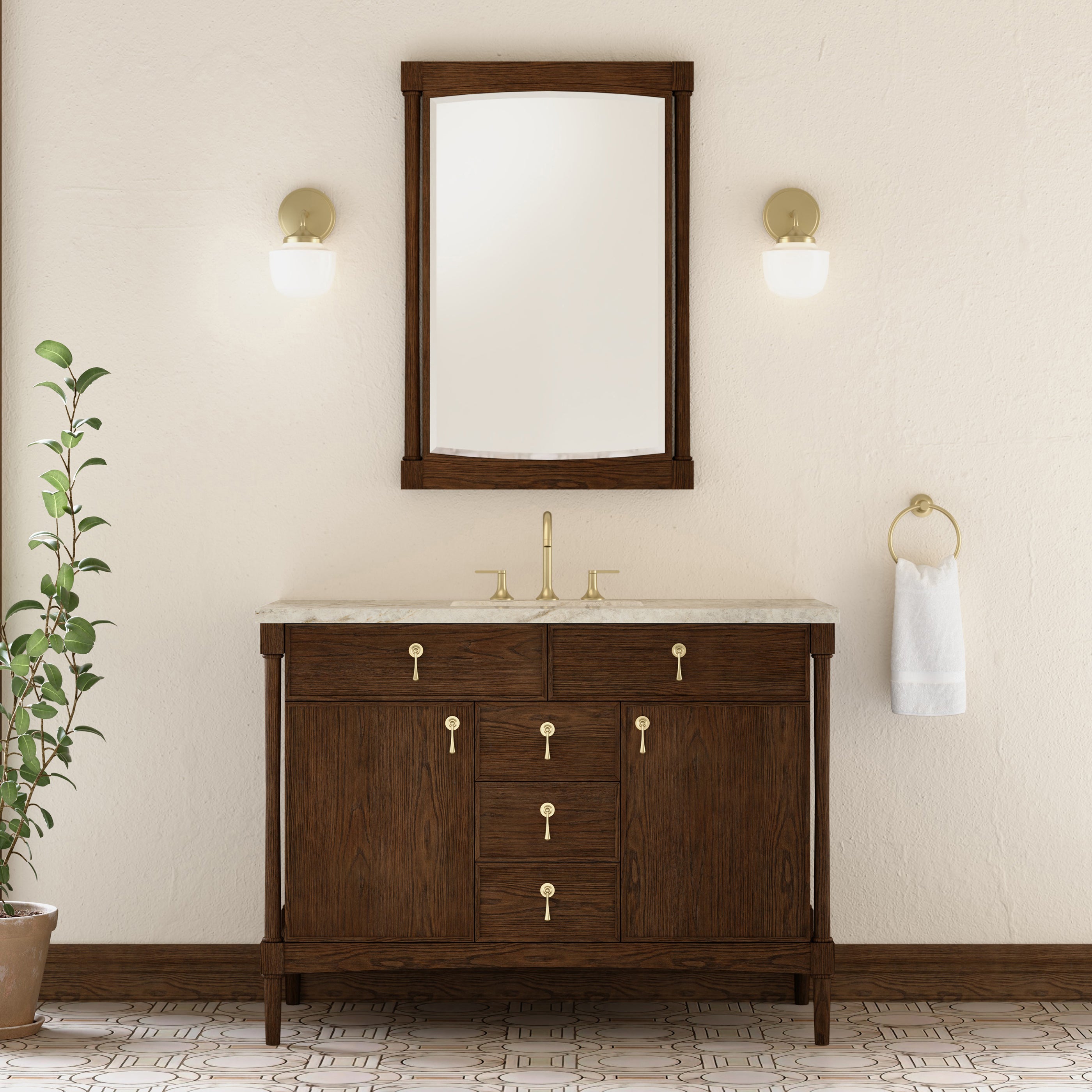 Kinnsden 48" Single Vanity - 3cm Stone Top