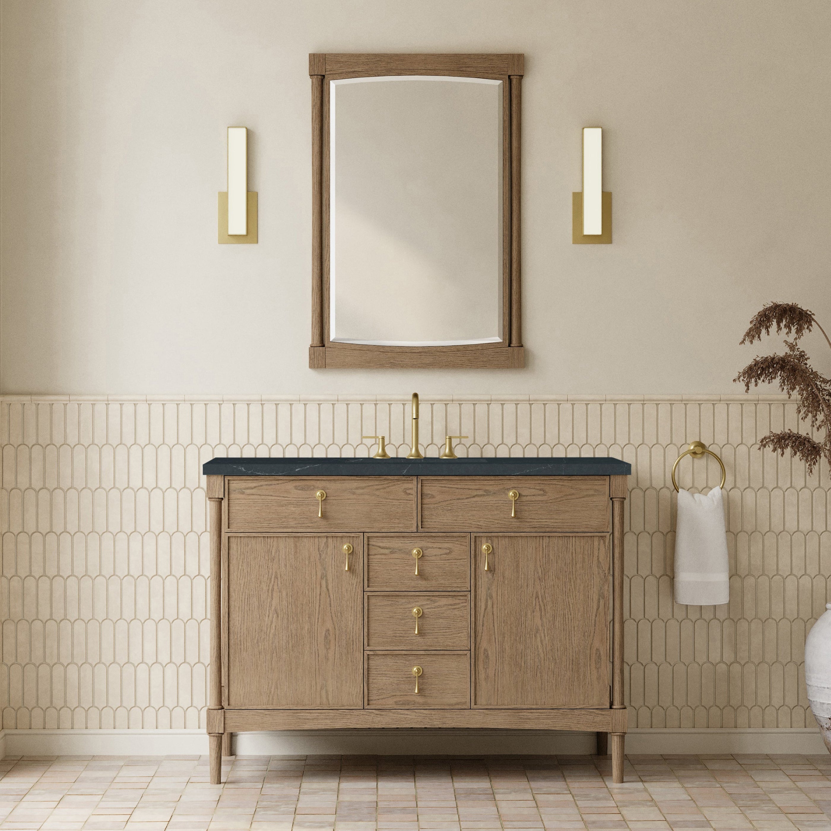 Kinnsden 48" Single Vanity - 3cm Stone Top