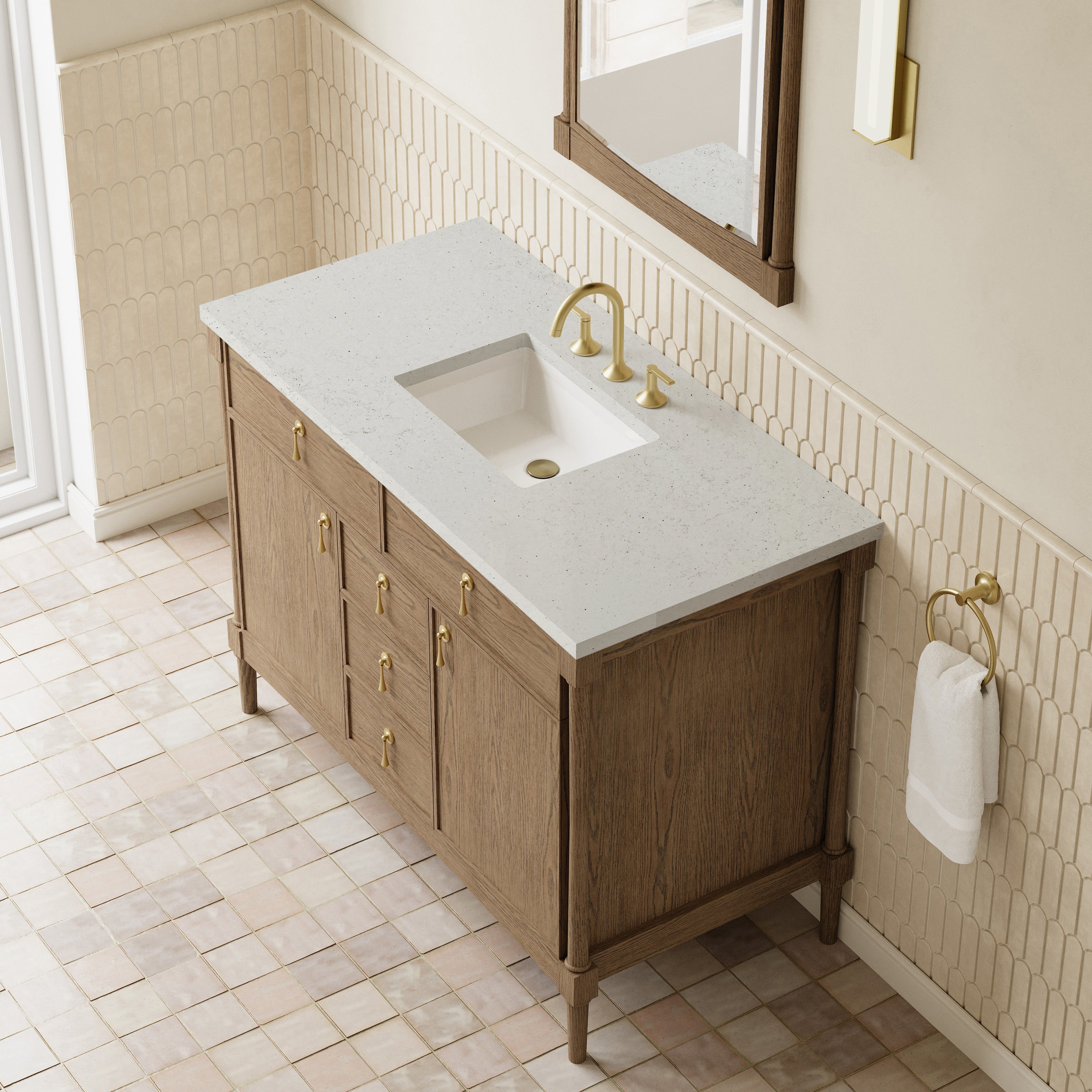 Kinnsden 48" Single Vanity - 3cm Stone Top