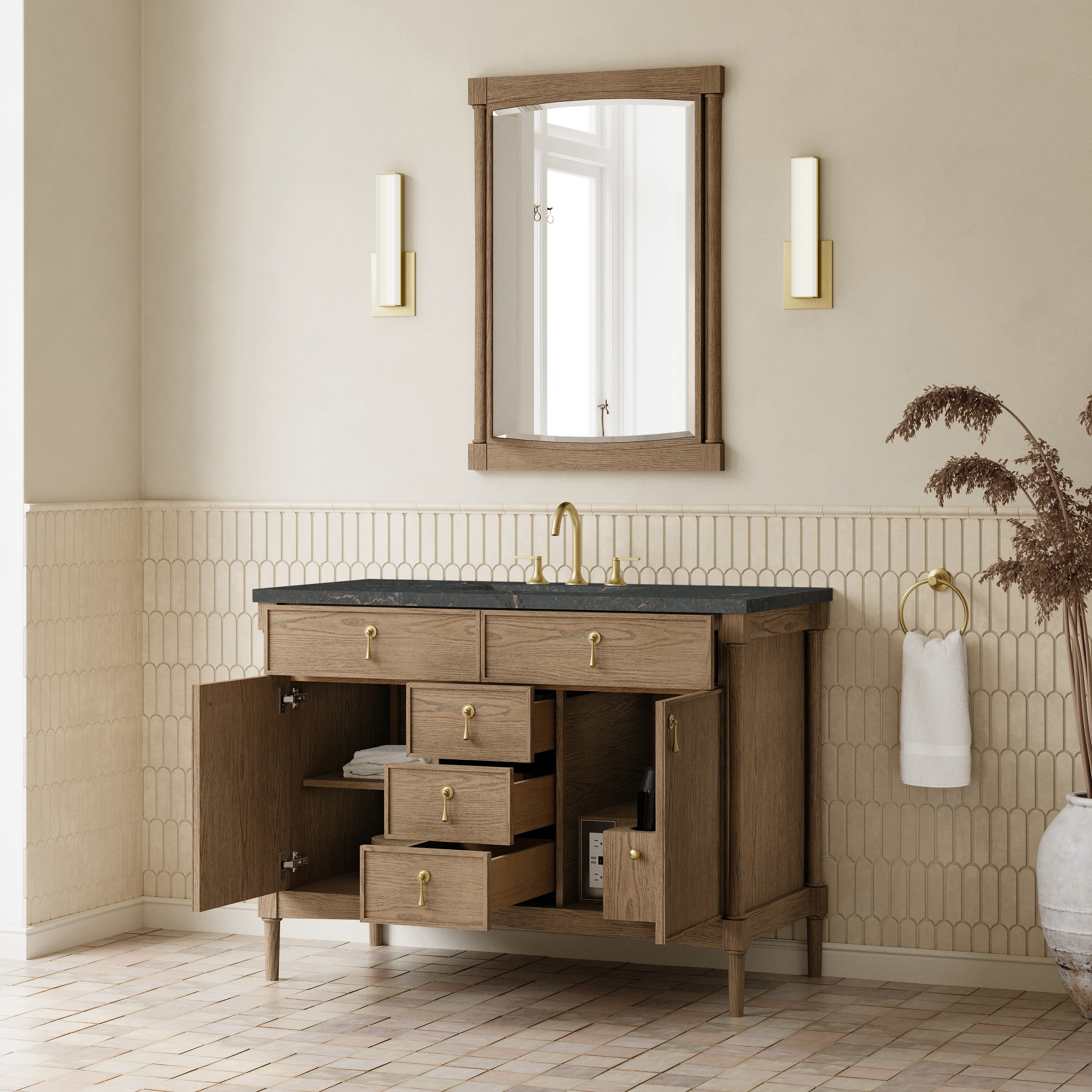 Kinnsden 48" Single Vanity - 3cm Stone Top