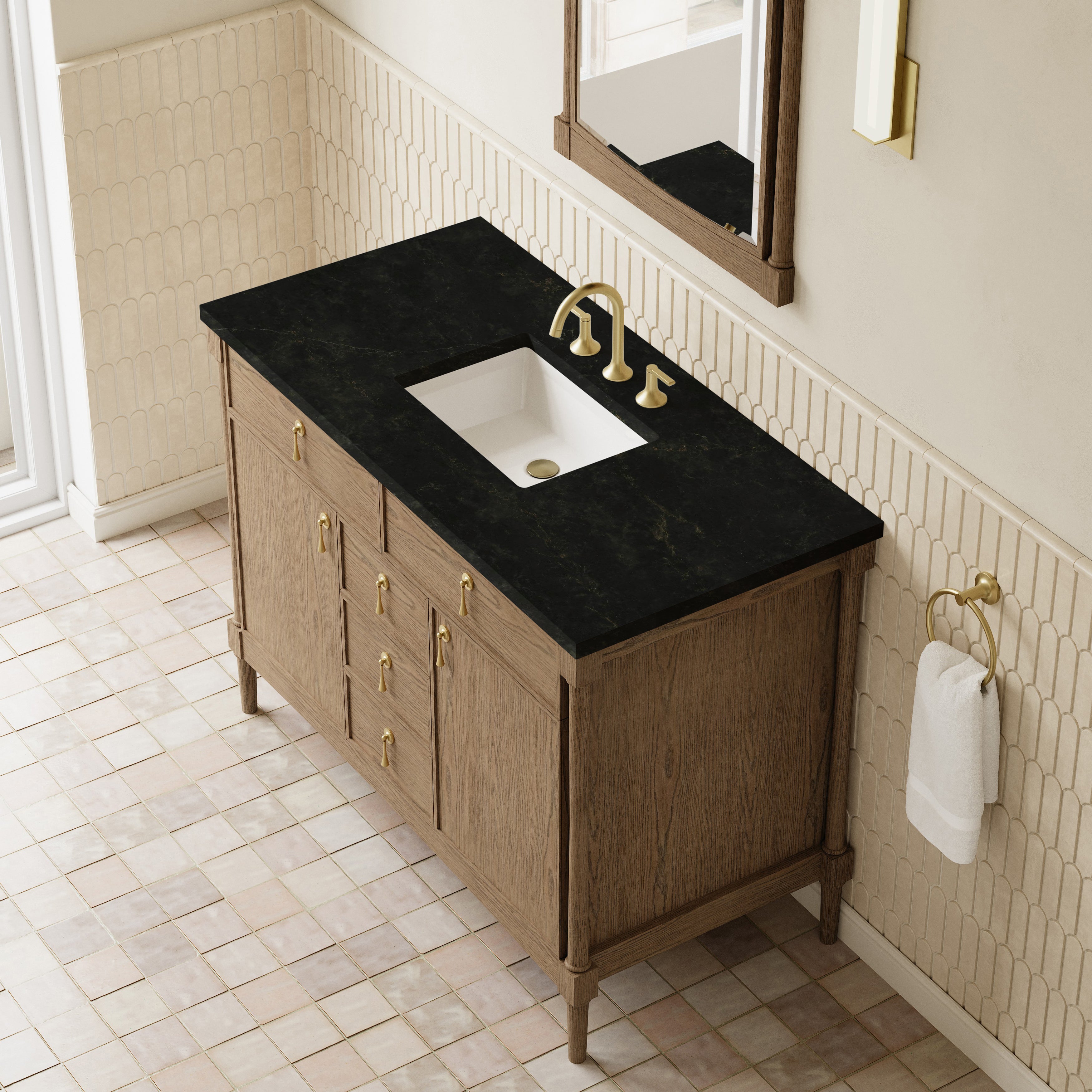 Kinnsden 48" Single Vanity - 3cm Stone Top