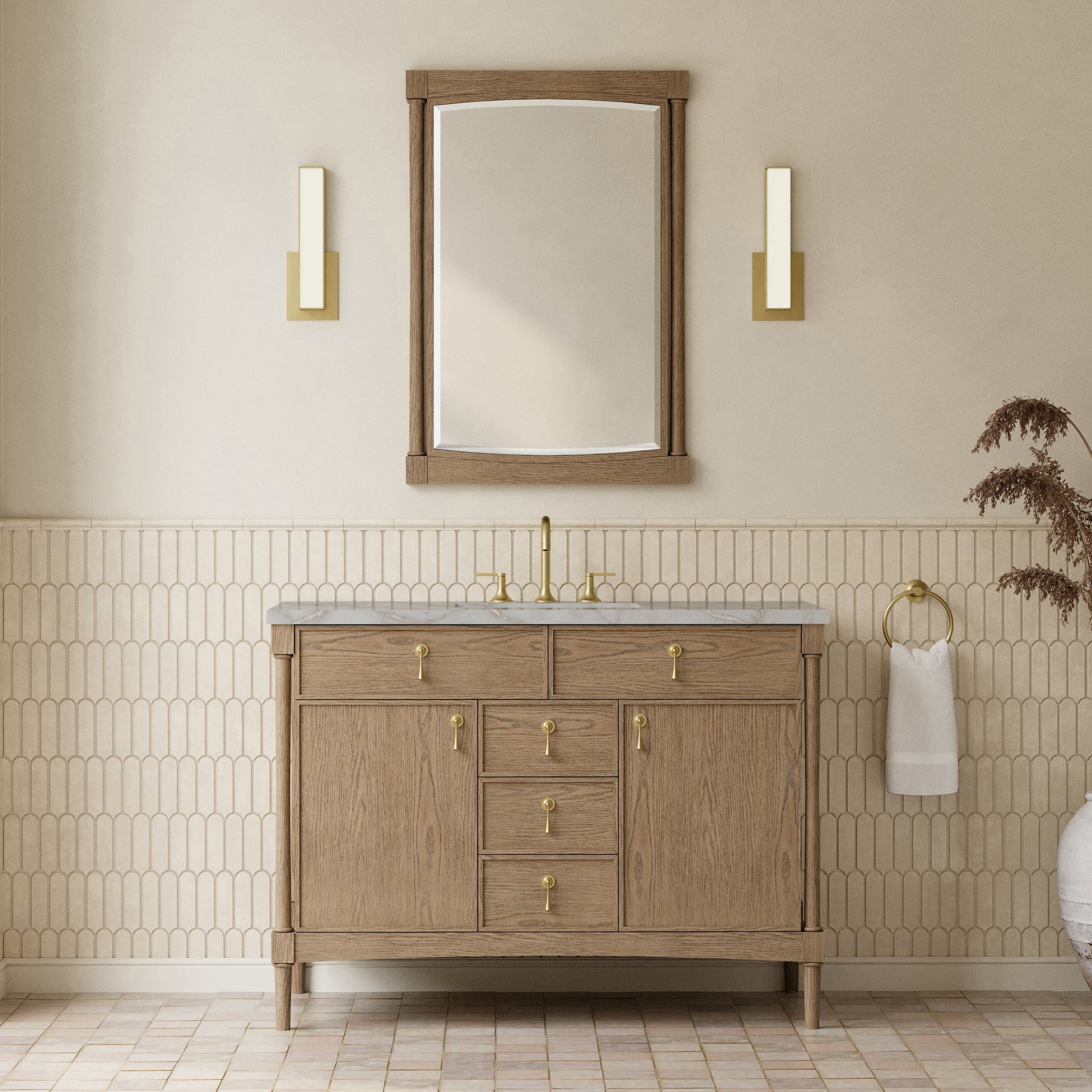 Kinnsden 48" Single Vanity - 3cm Stone Top