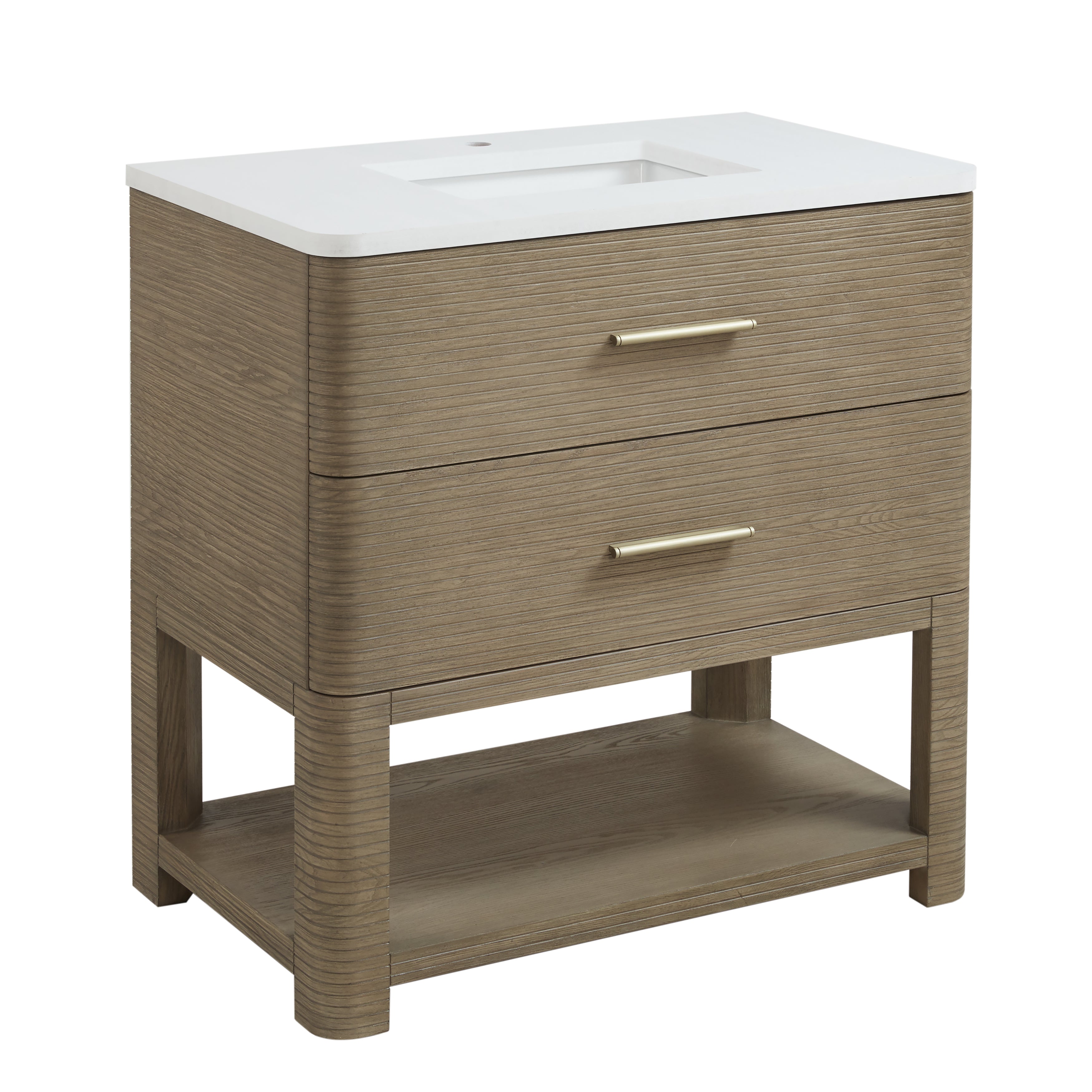 Lucian 36" Single Vanity - 3cm Stone Top