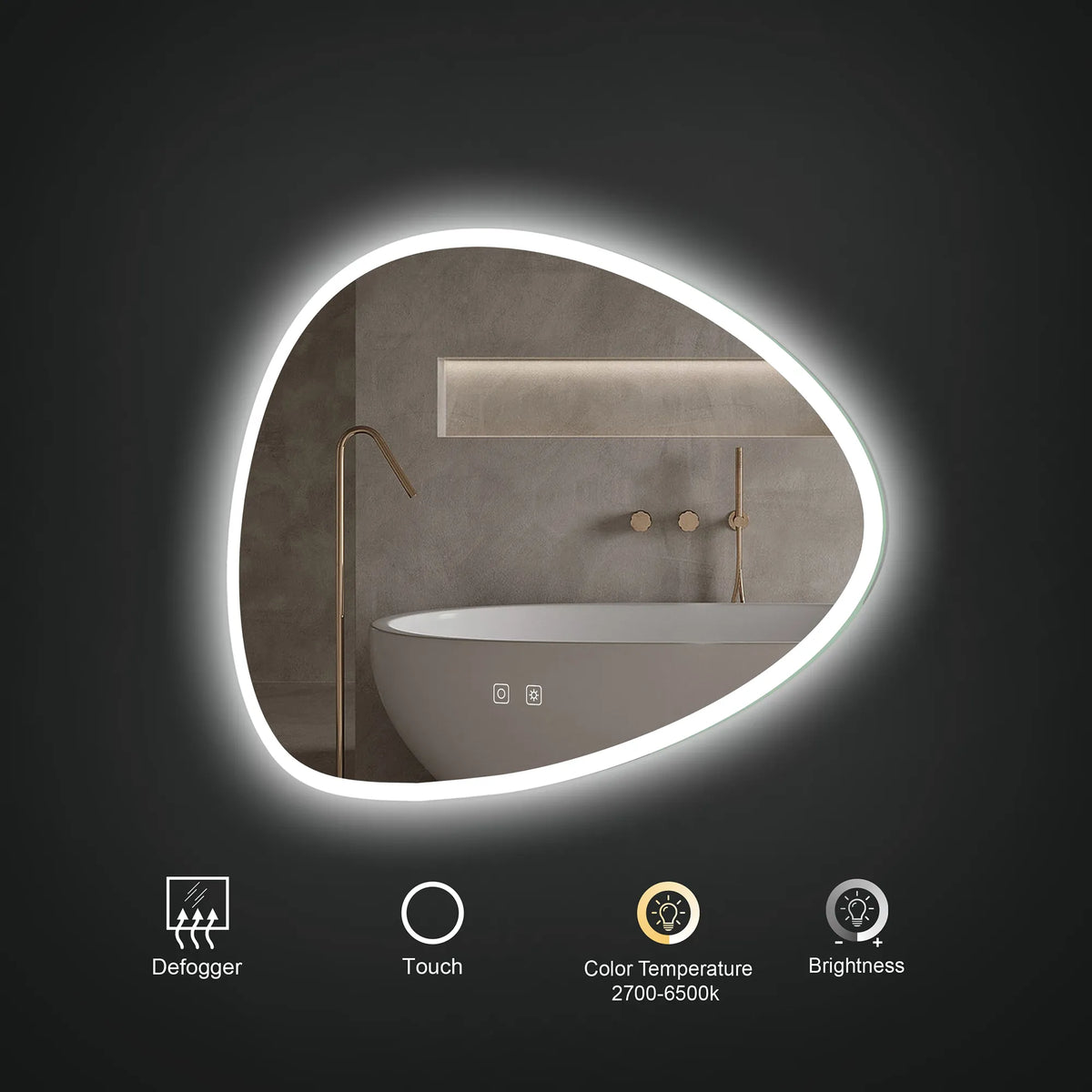 Felix 32″ Lighted Mirror