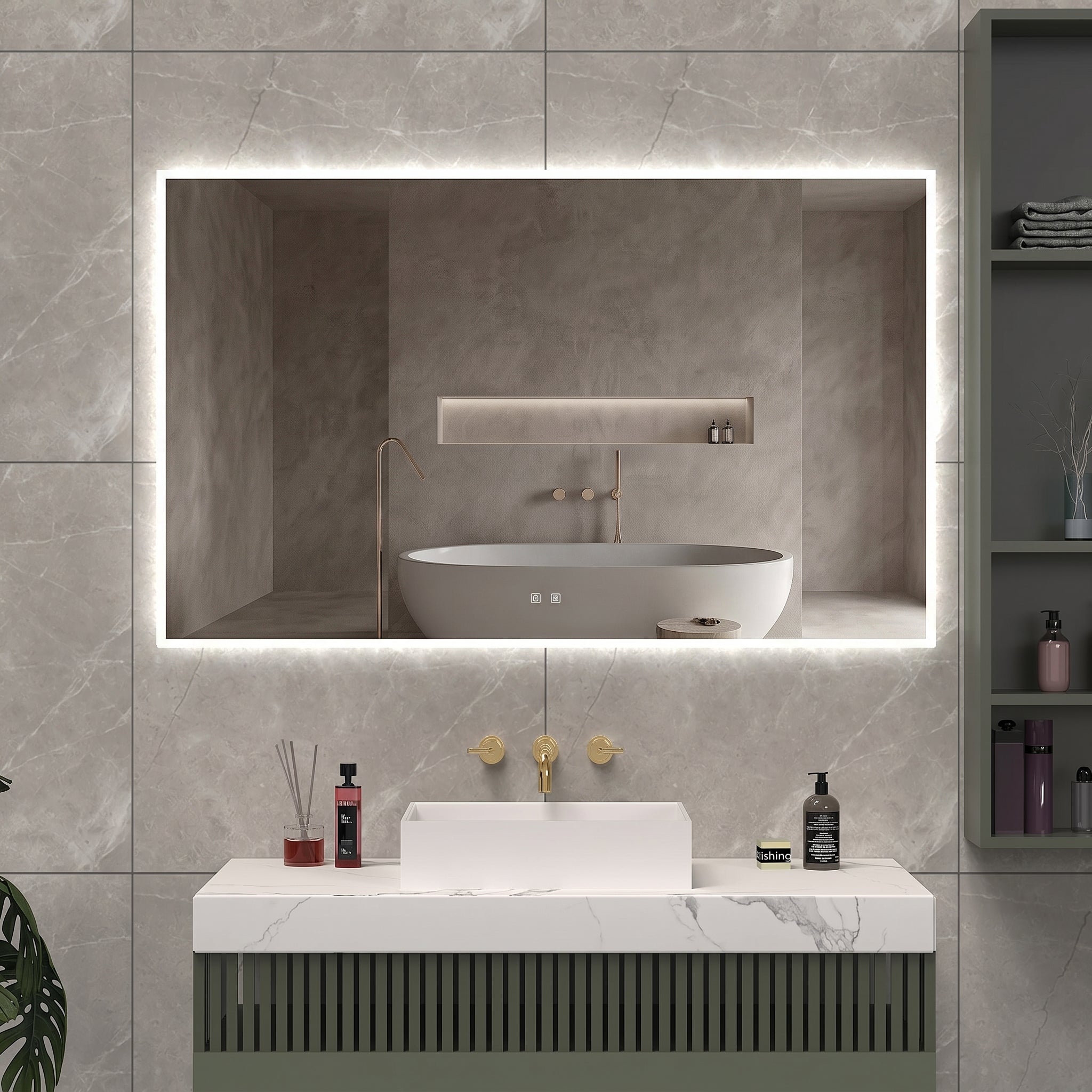 Camden LED Mirror