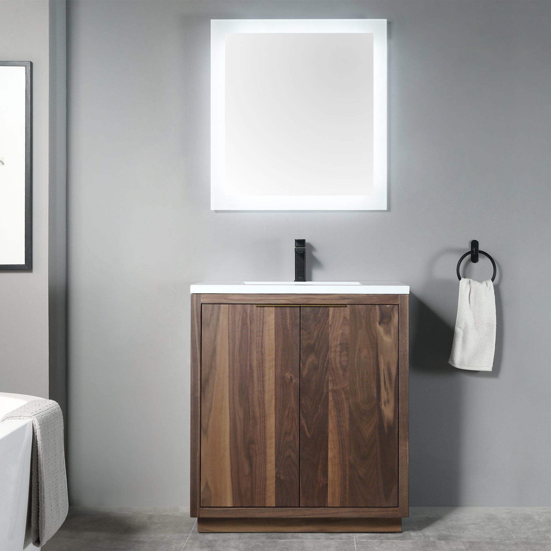 Hudson 31" Vanity - Integrated Rectangular Top