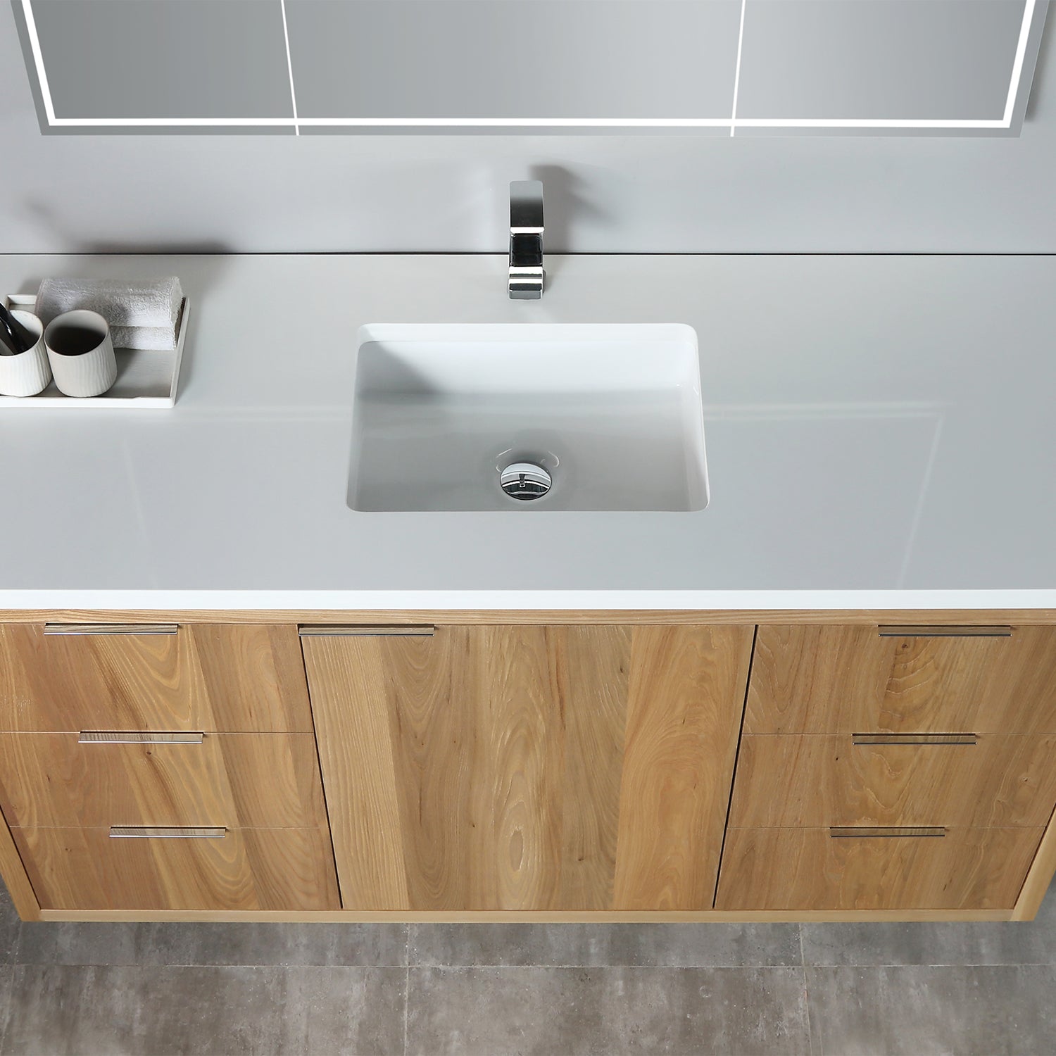 Vanity Hudson 60S - Artificial Stone 3cm