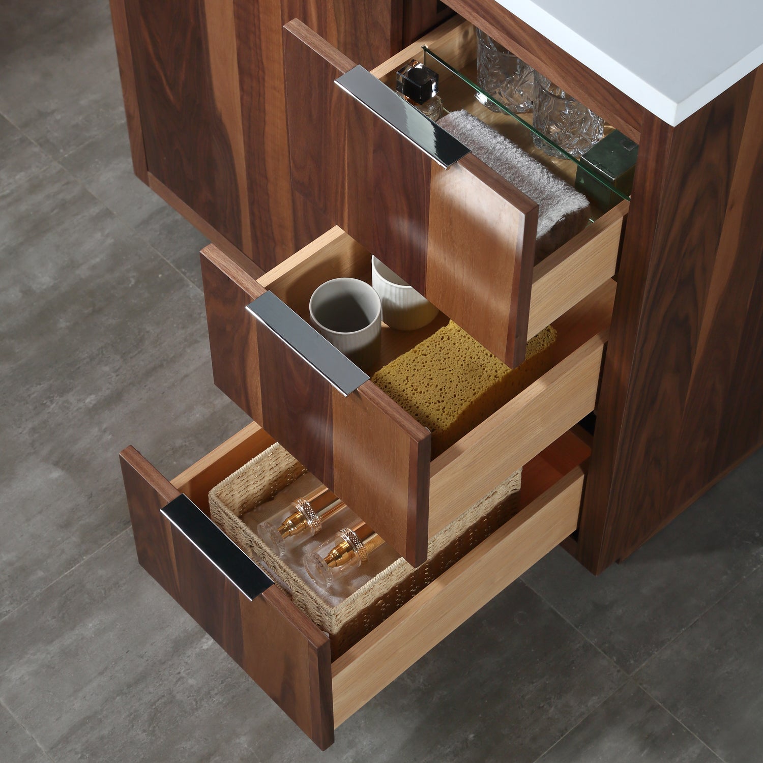 Hudson 37" Vanity - Integrated Infinity Top