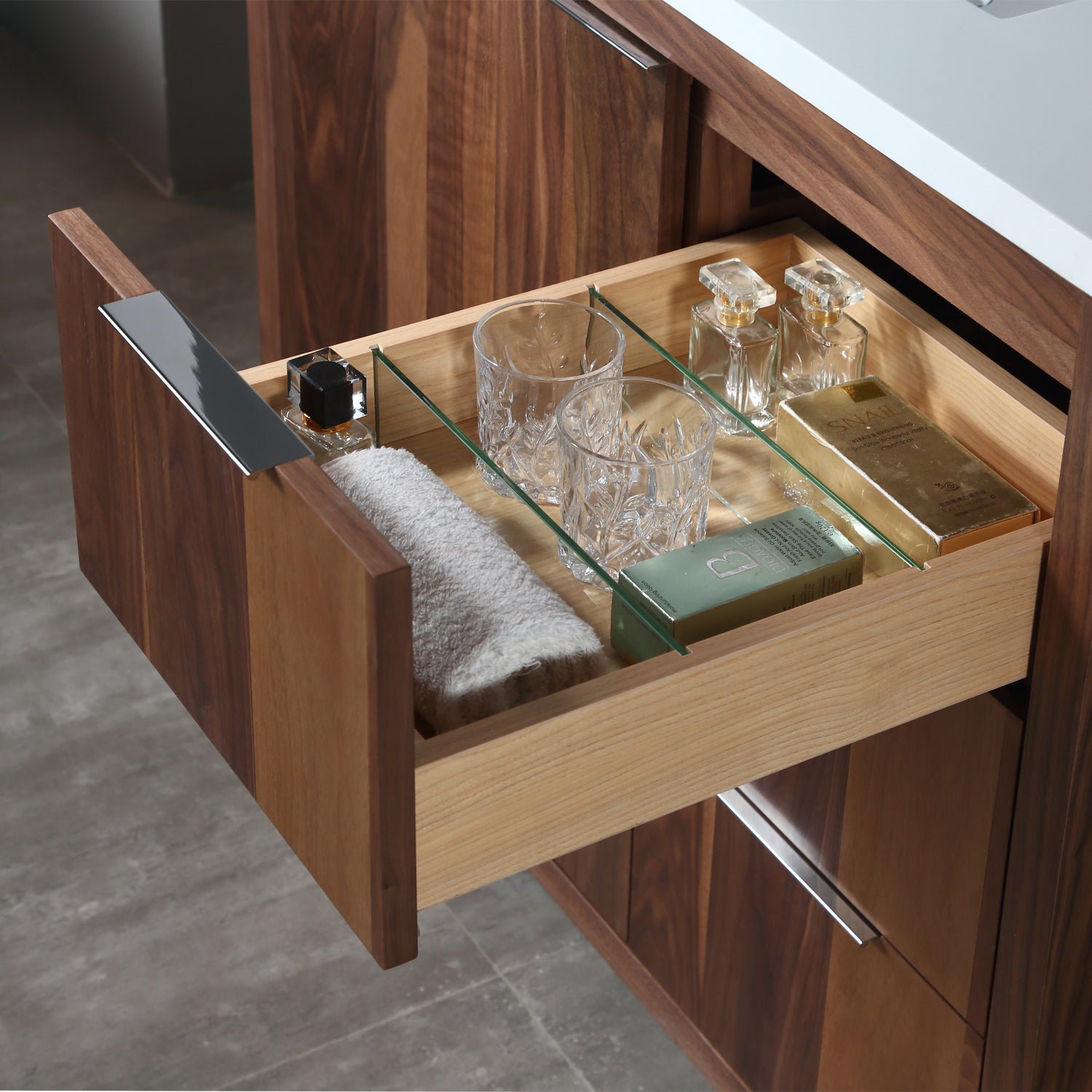 Hudson 37" Vanity - Integrated Infinity Top