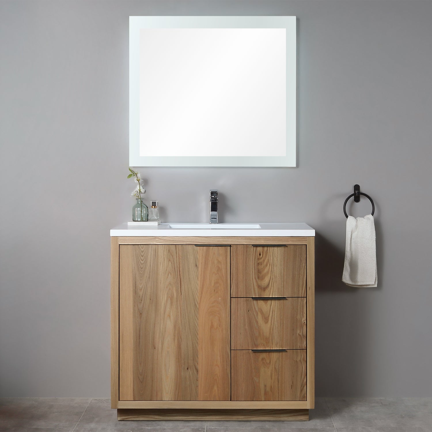 Hudson 37" Vanity - Integrated Infinity Top