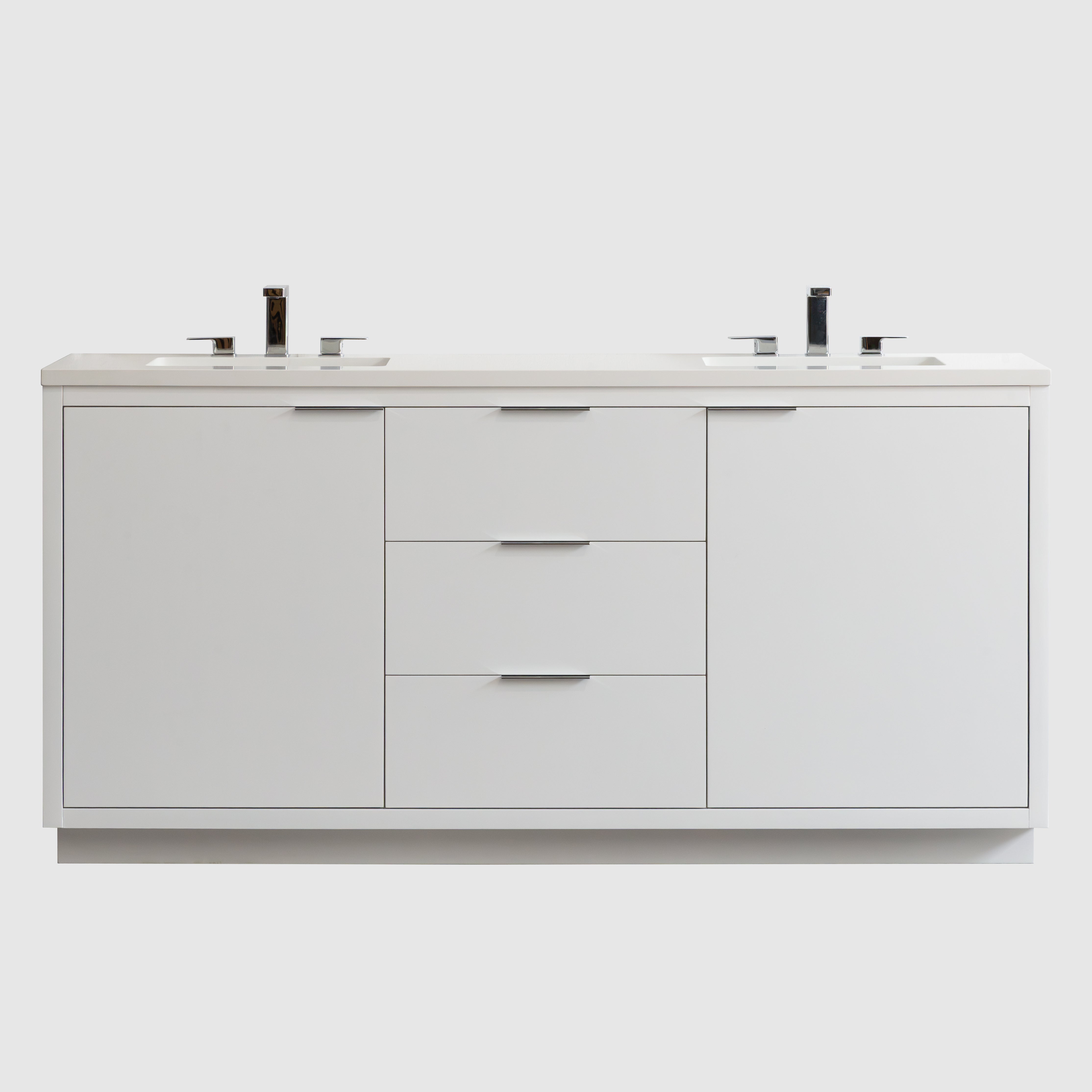 Hudson 72" Double Vanity - 3cm Stone Top