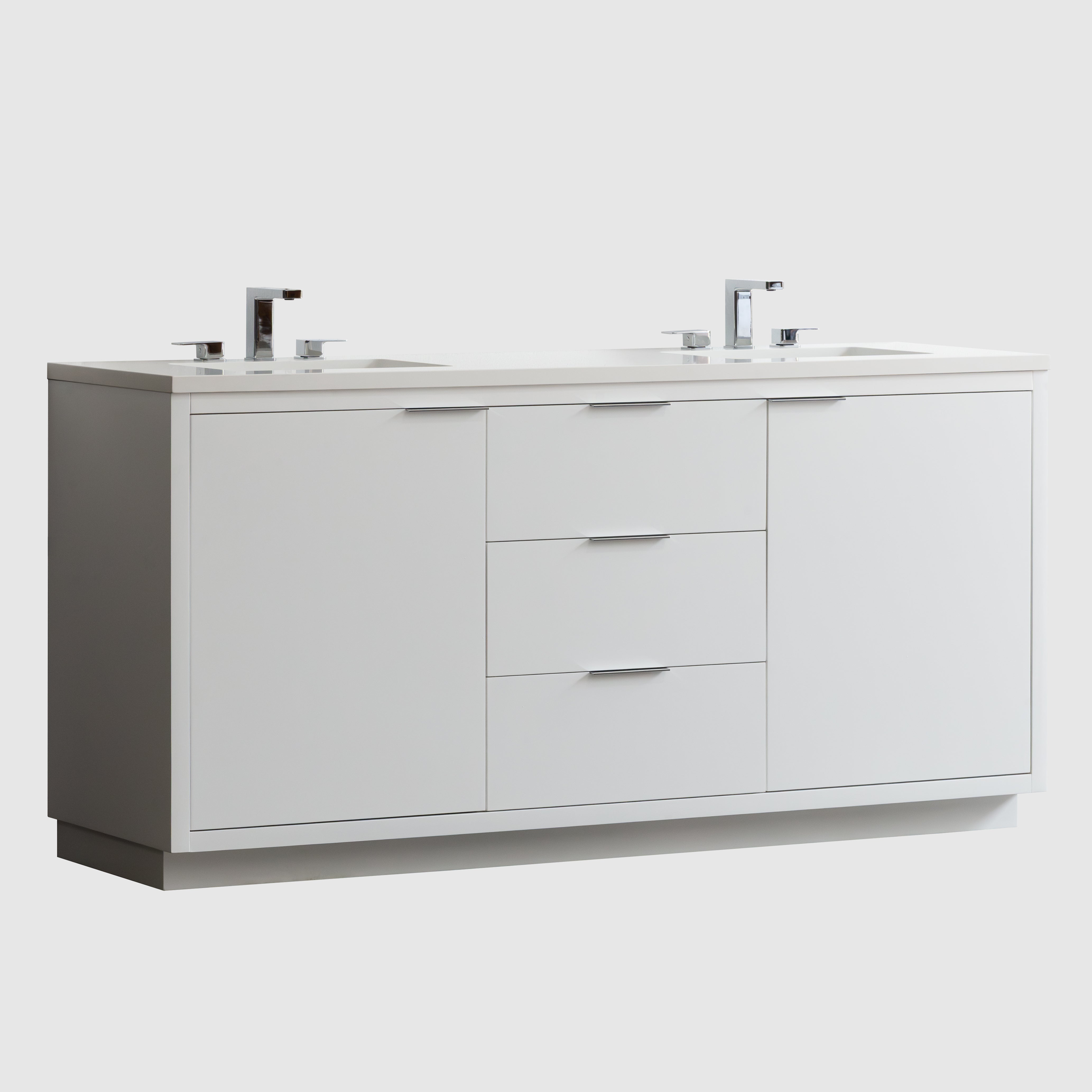 Hudson 72" Double Vanity - 3cm Stone Top