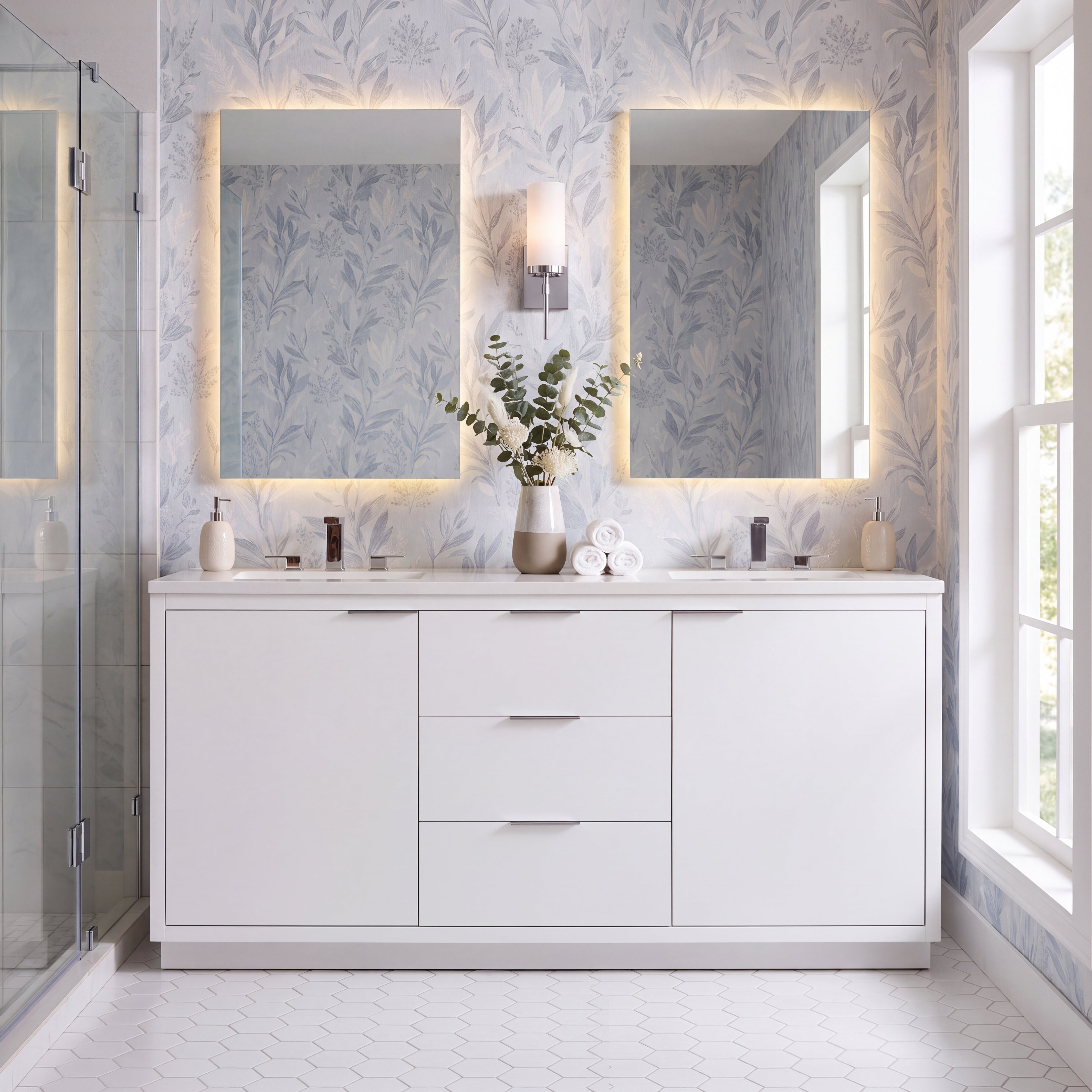 Hudson 72" Double Vanity - 3cm Stone Top