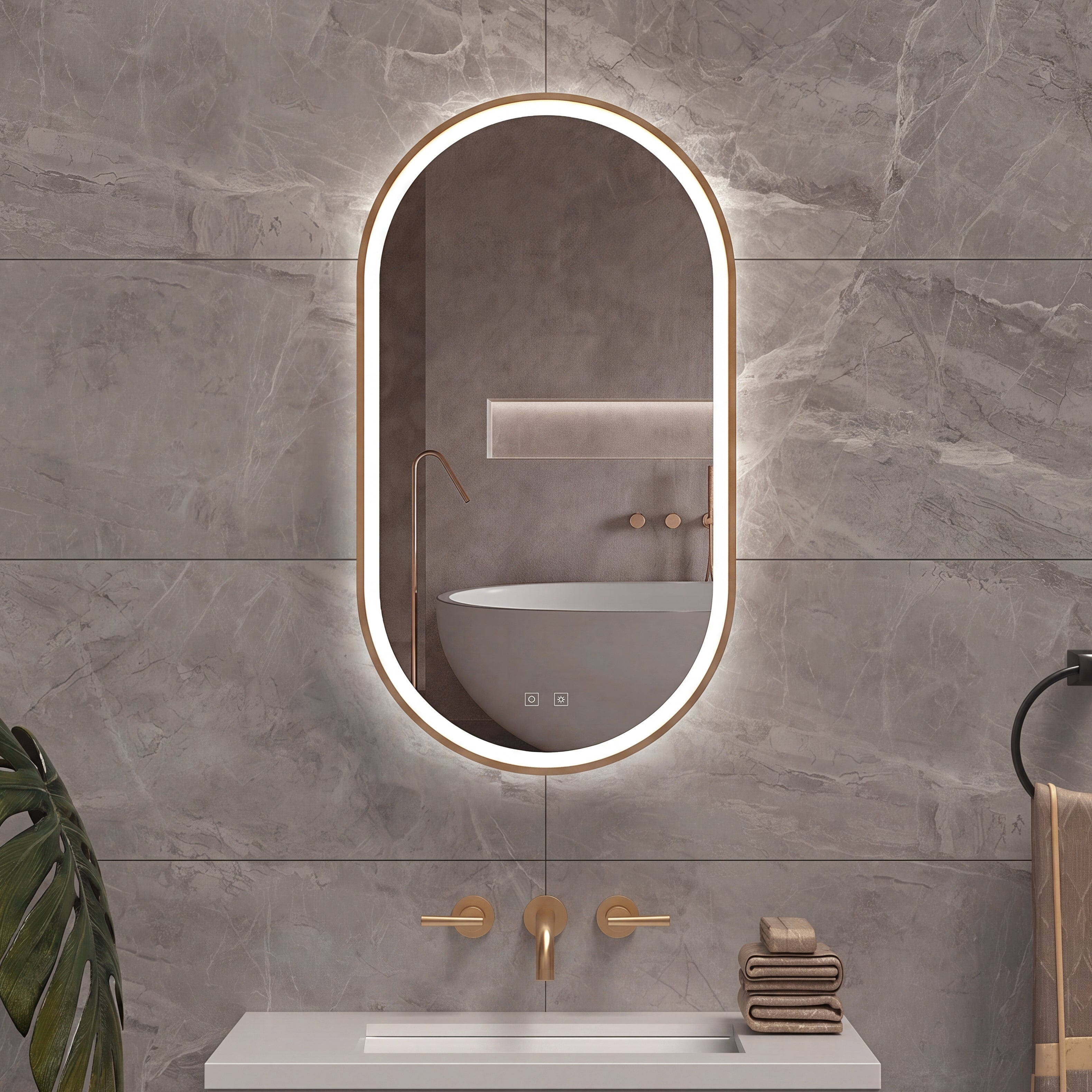 Kiara 20" Lighted Mirror