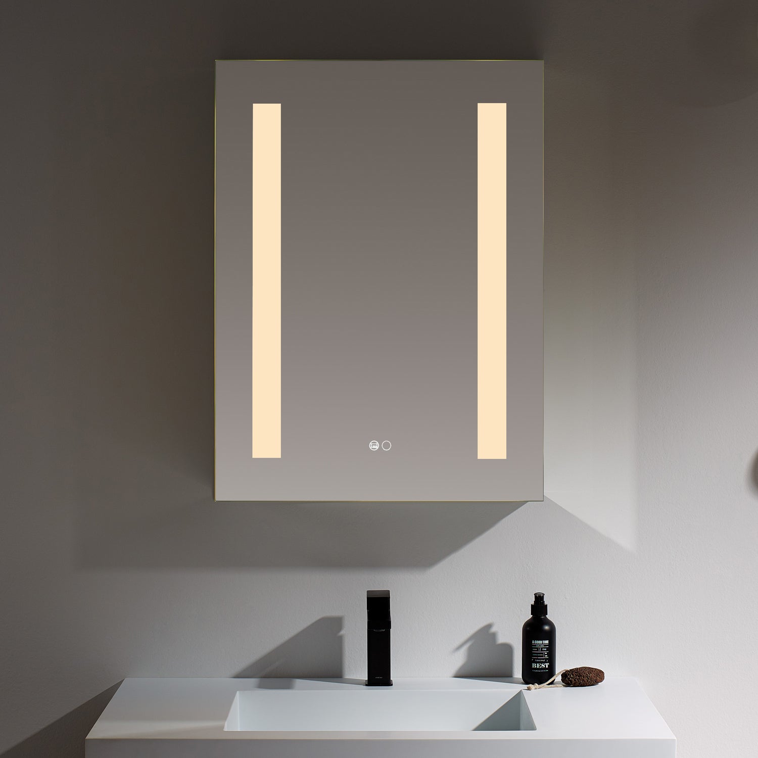 Lighted Mirror Cabinet 24"