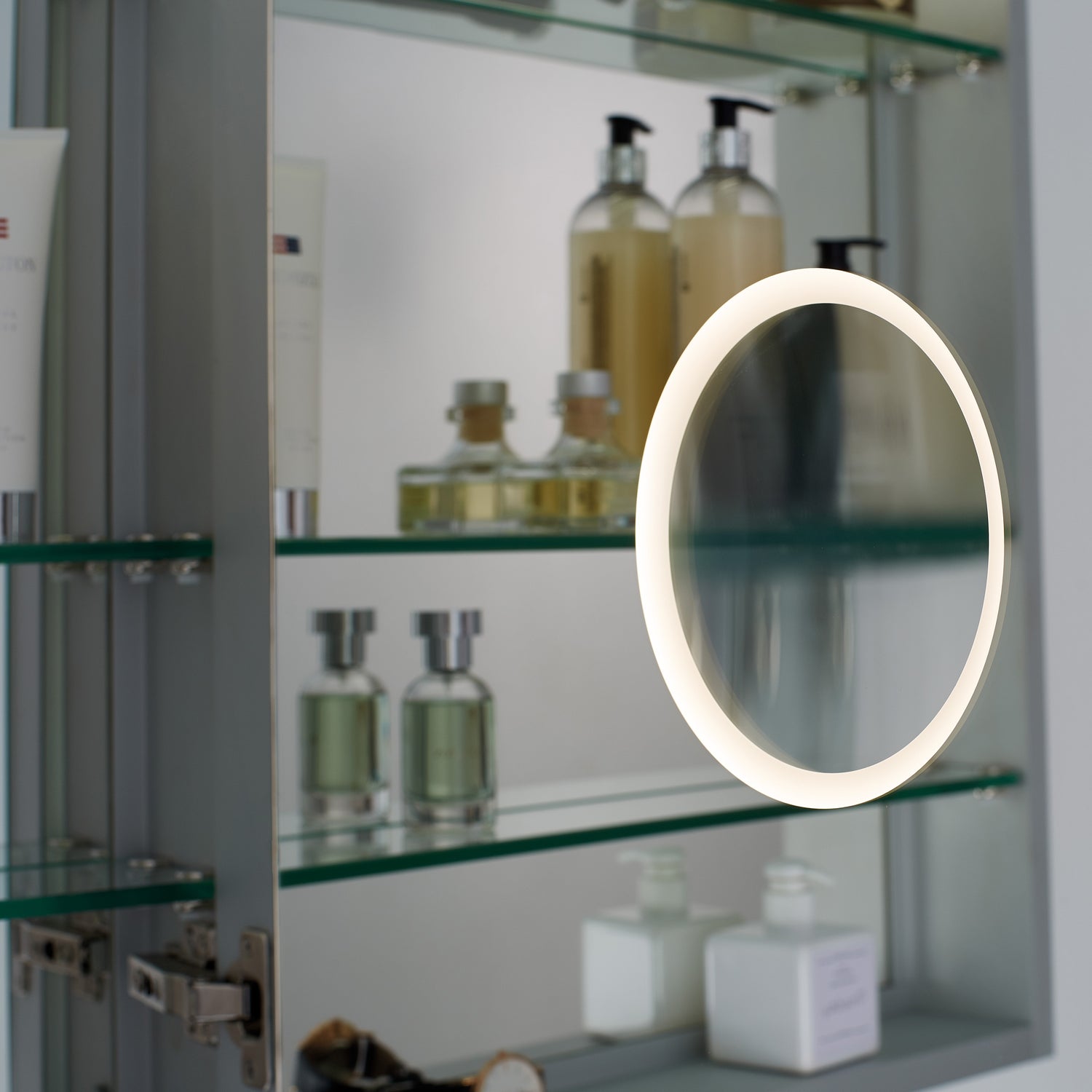 Lighted Mirror Cabinet 24"