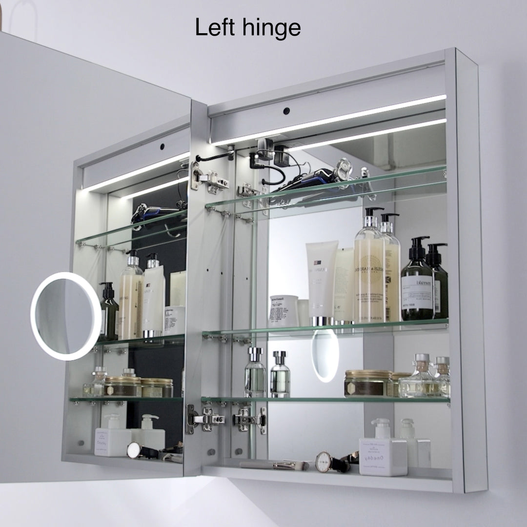 Lighted Mirror Cabinet 24"