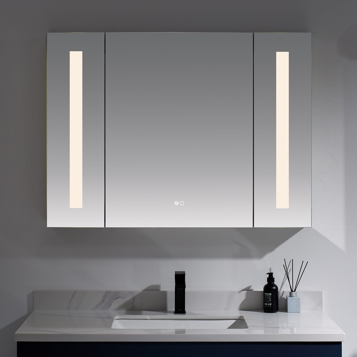 Lighted Mirror Cabinet 42"