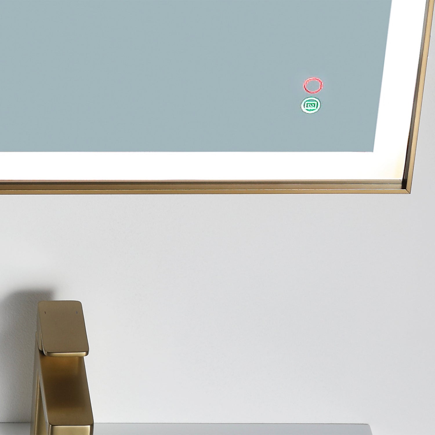 Collins Lighted Mirror with Frame