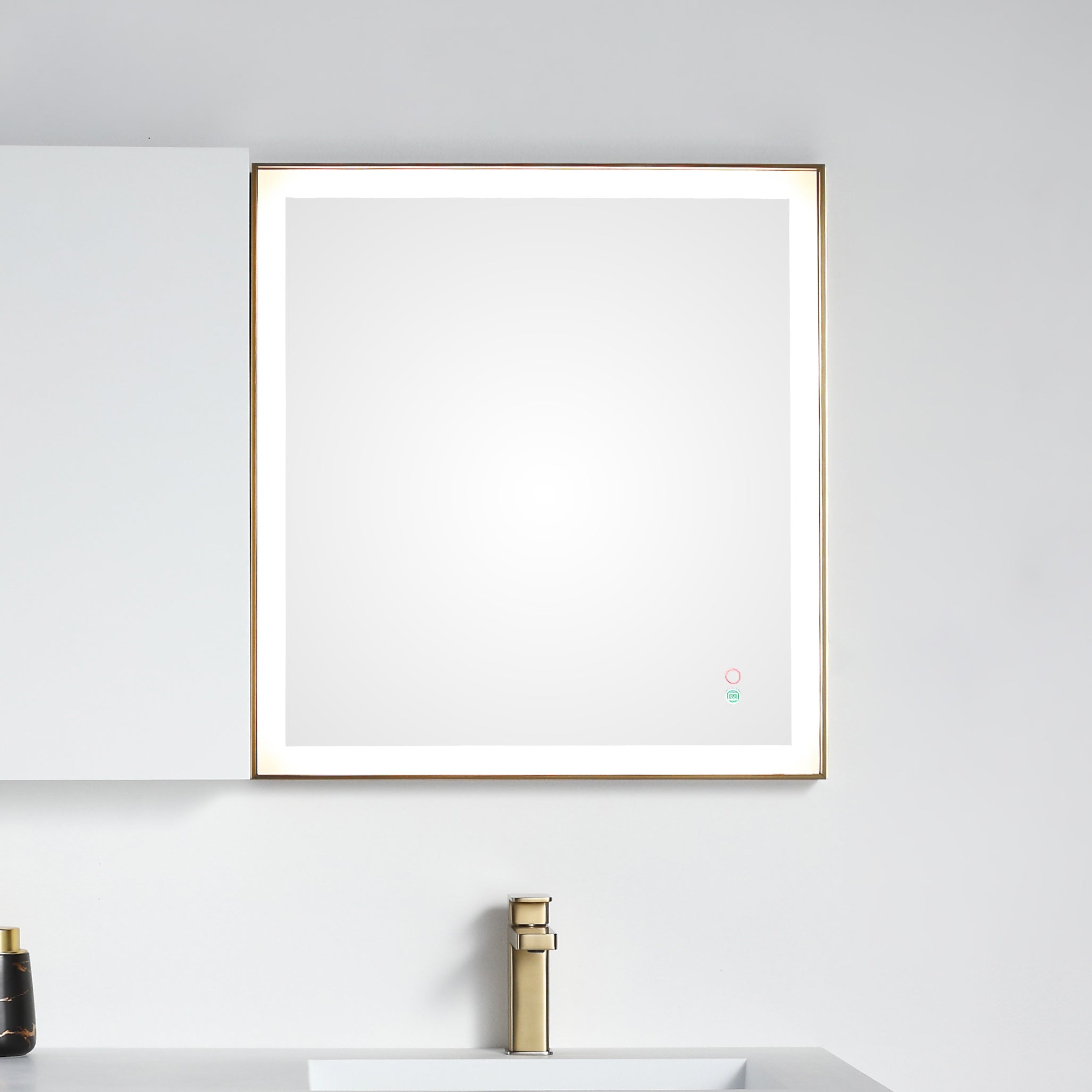 Collins Lighted Mirror with Frame