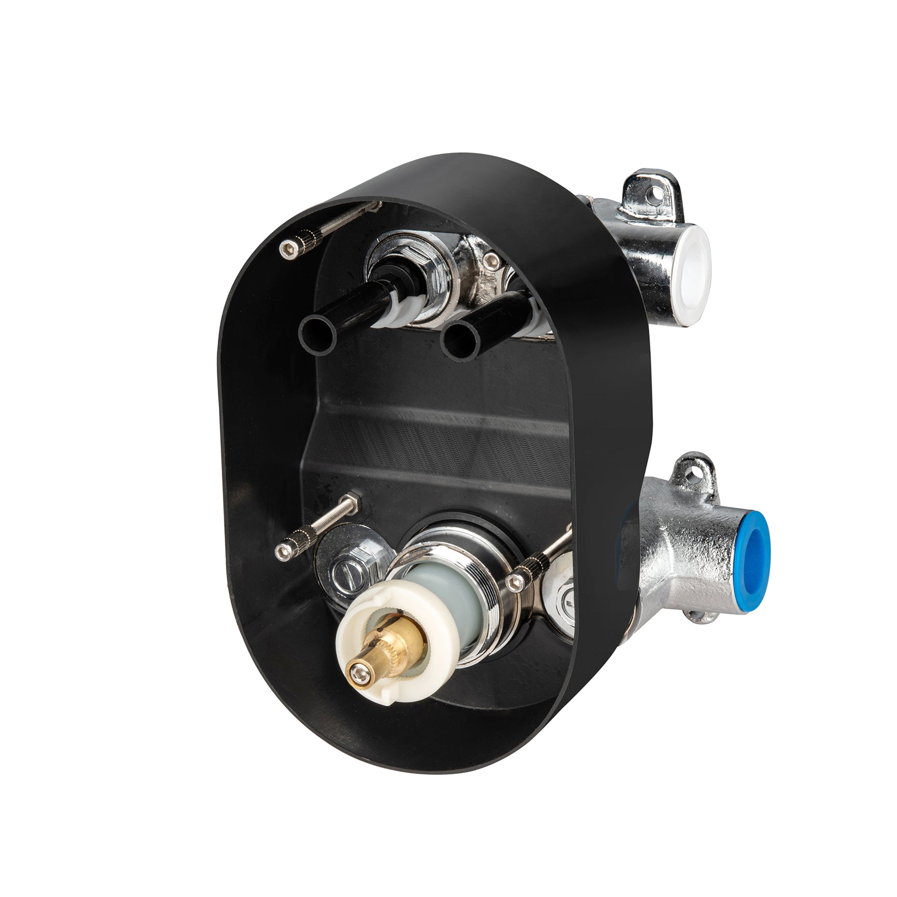 Two-Way Push Thermostatic Valve & Trim Set