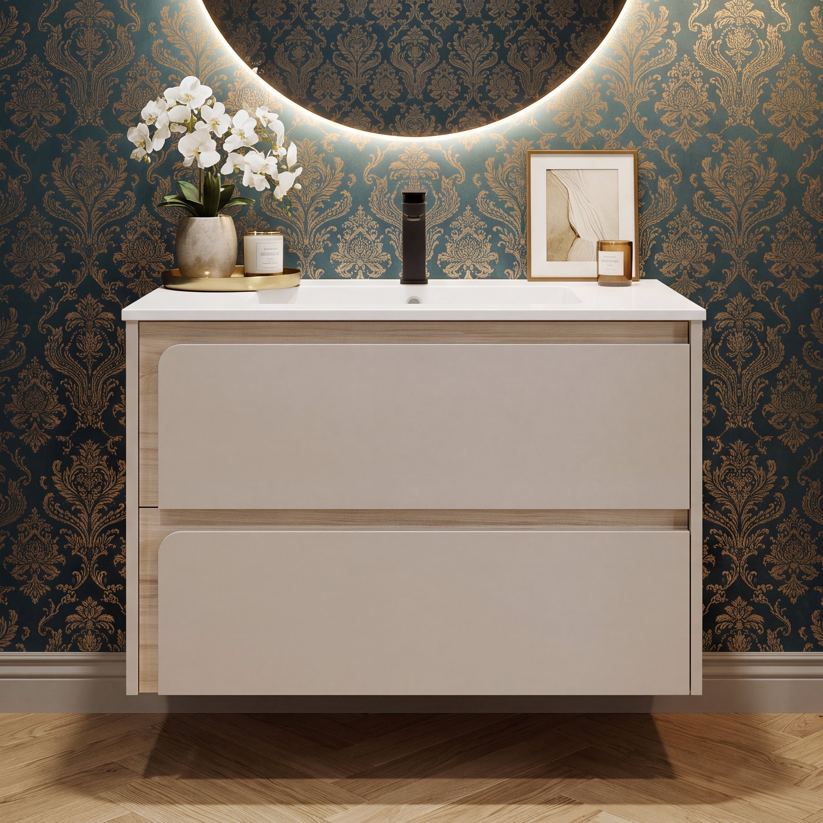 Indico 32" Vanity - Hasvik Mineral Basin